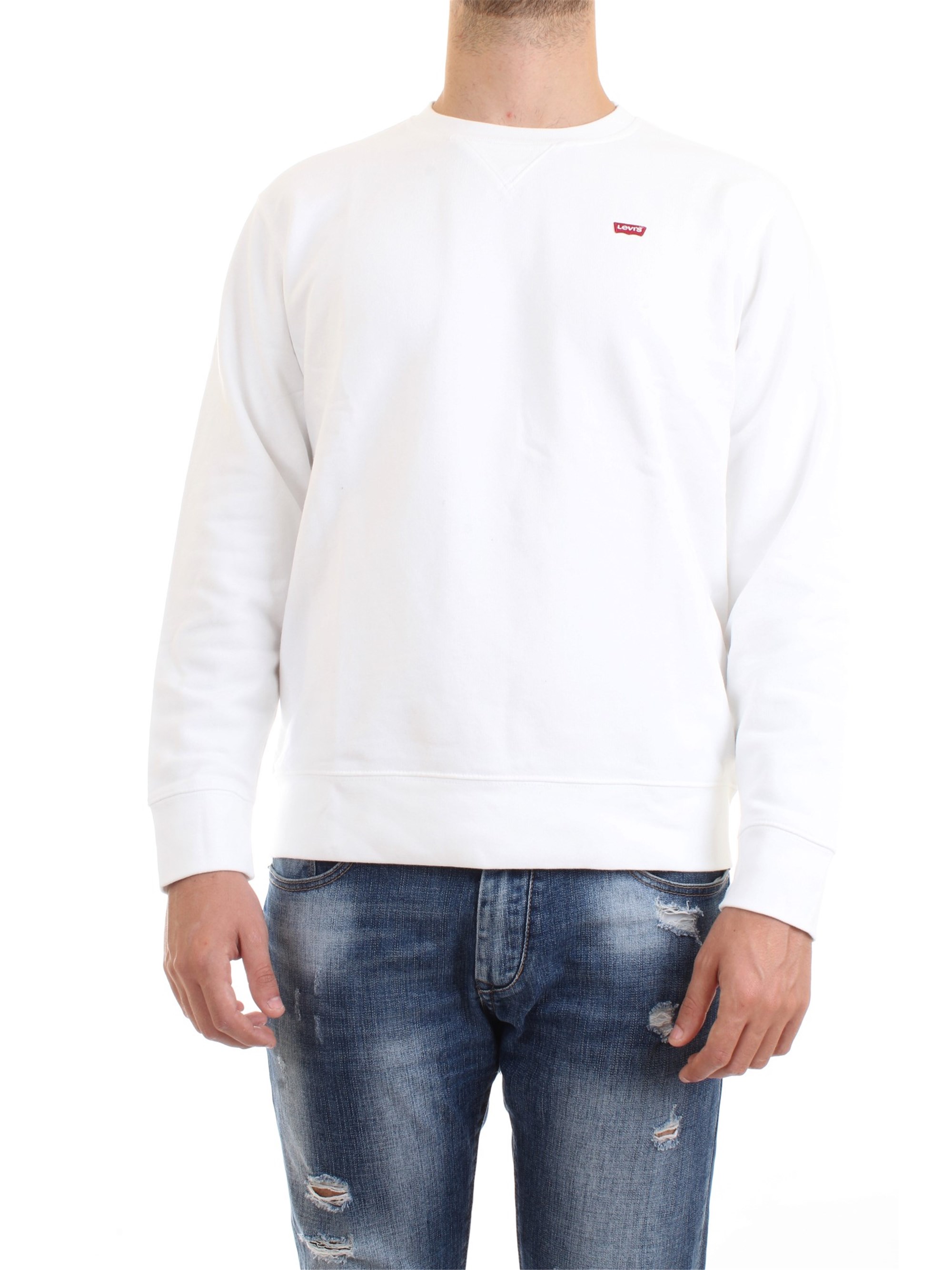 LEVI'S 35909 White Clothing Man Sweater LEVI'S 35909 White Clothing Man Sweater