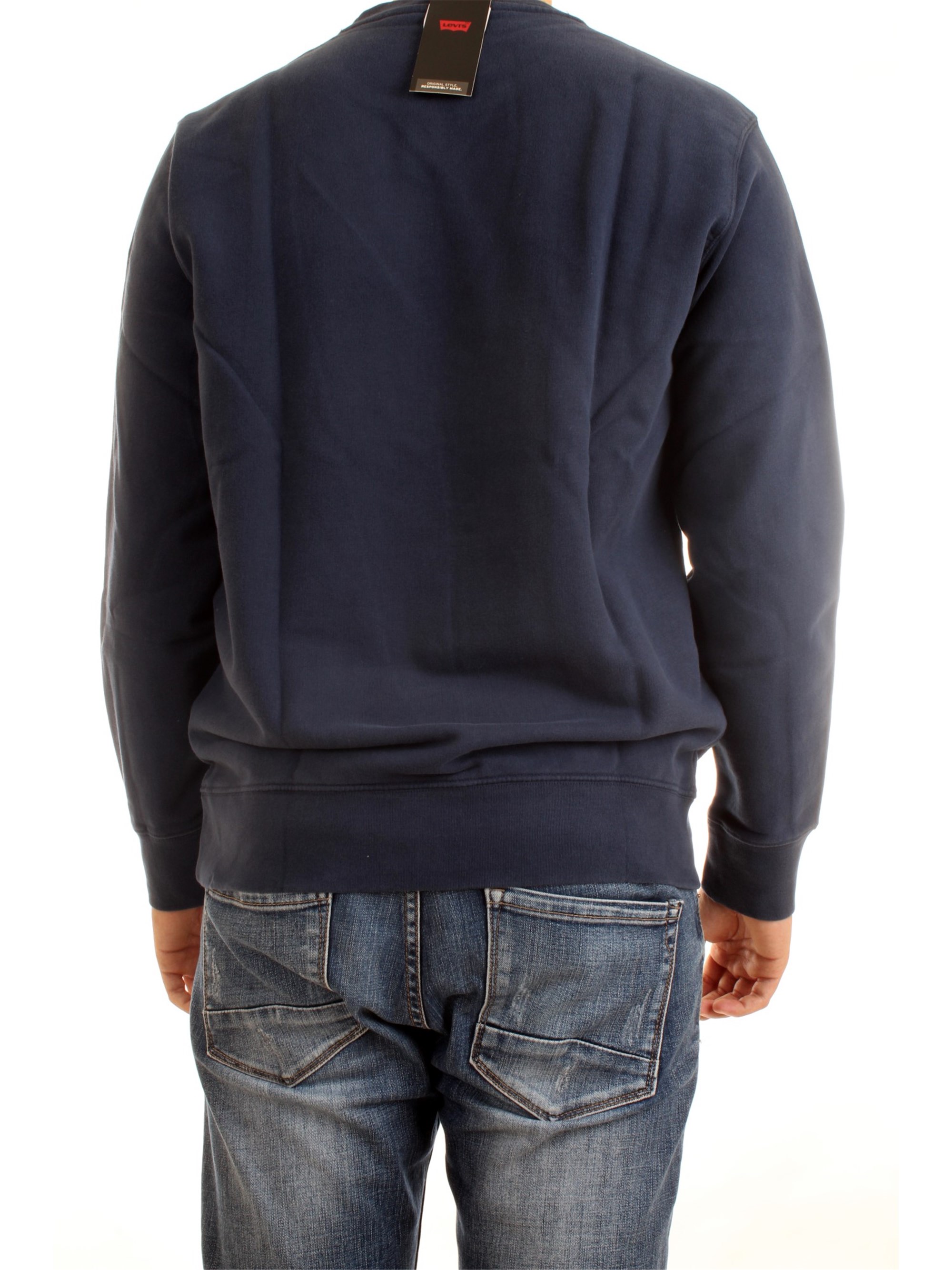 LEVI'S 35909 Blue Clothing Man Sweater LEVI'S 35909 Blue Clothing Man Sweater
