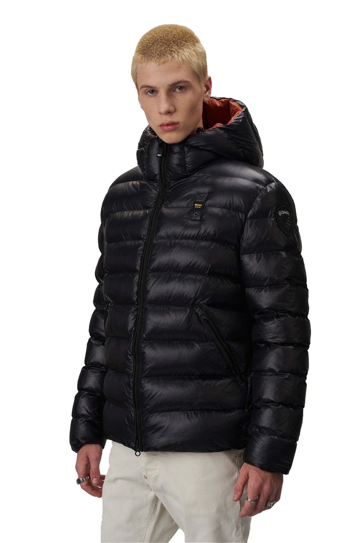 Blauer 22WBLUC02142 005958 Black Clothing Man Duvet Blauer 22WBLUC02142 005958 Black Clothing Man Duvet