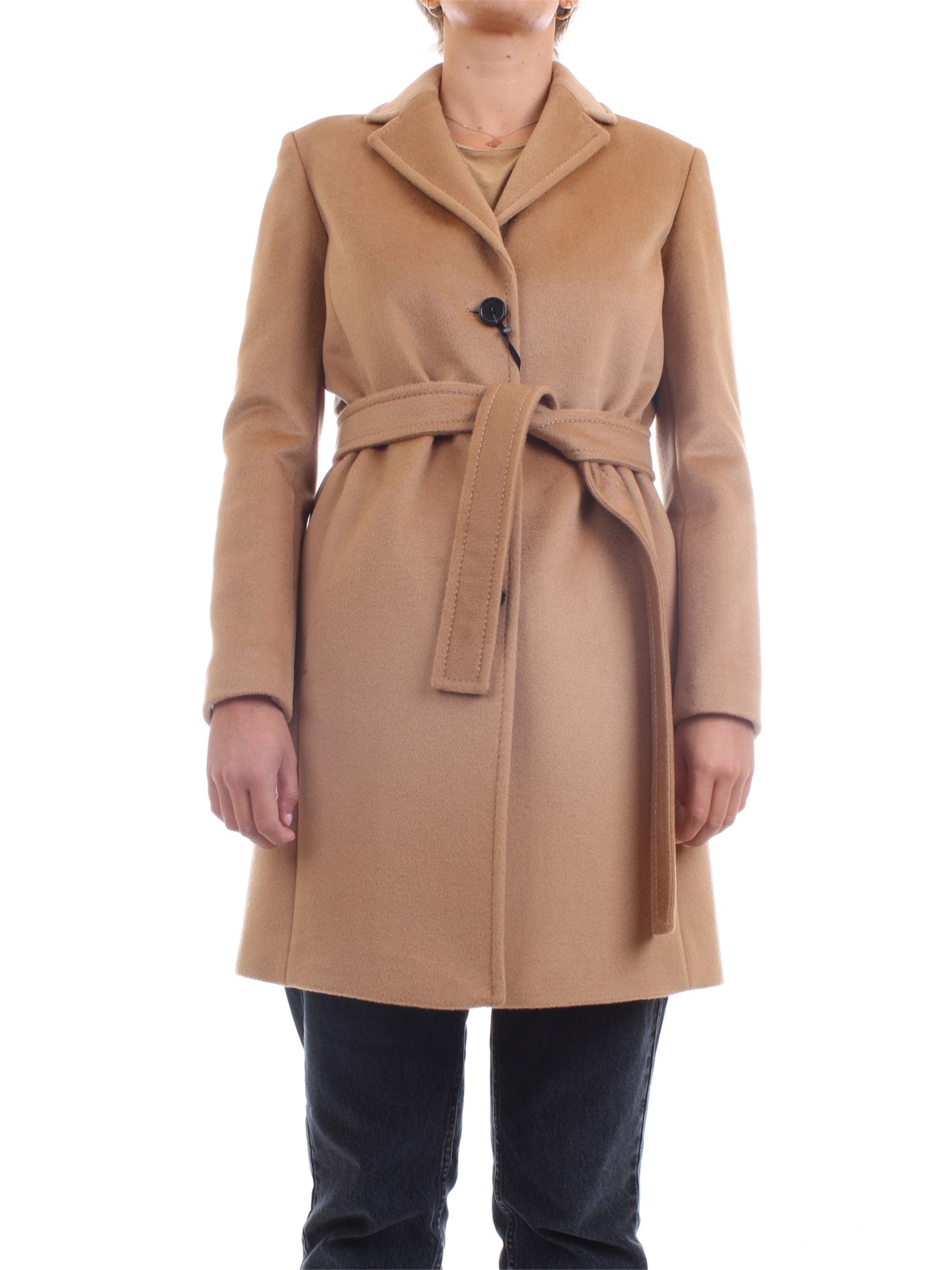 PENNYBLACK 20140320 Beige Clothing Woman Overcoat PENNYBLACK 20140320 Beige Clothing Woman Overcoat