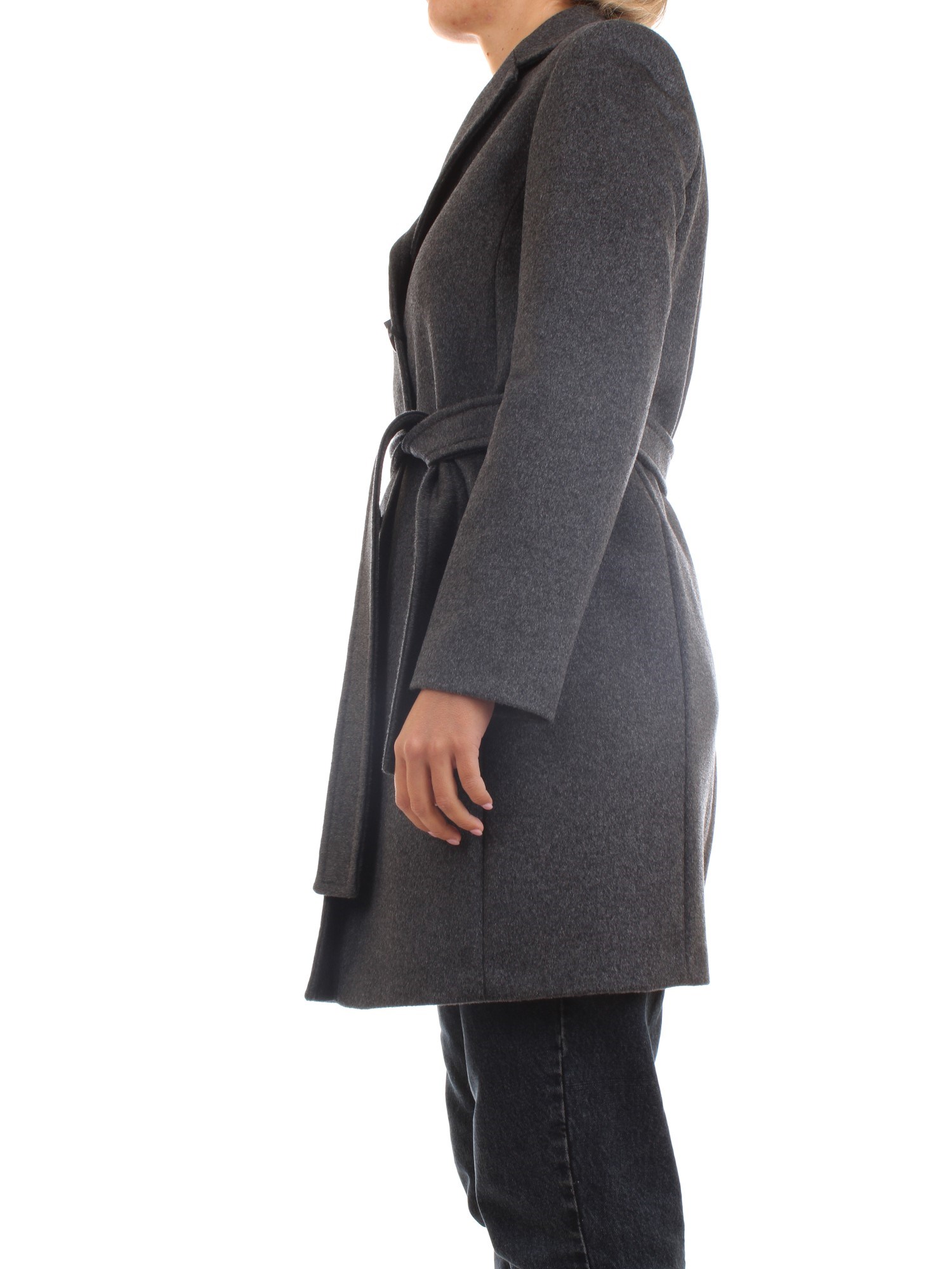 PENNYBLACK 20140320 Dark gray Clothing Woman Overcoat PENNYBLACK 20140320 Dark gray Clothing Woman Overcoat