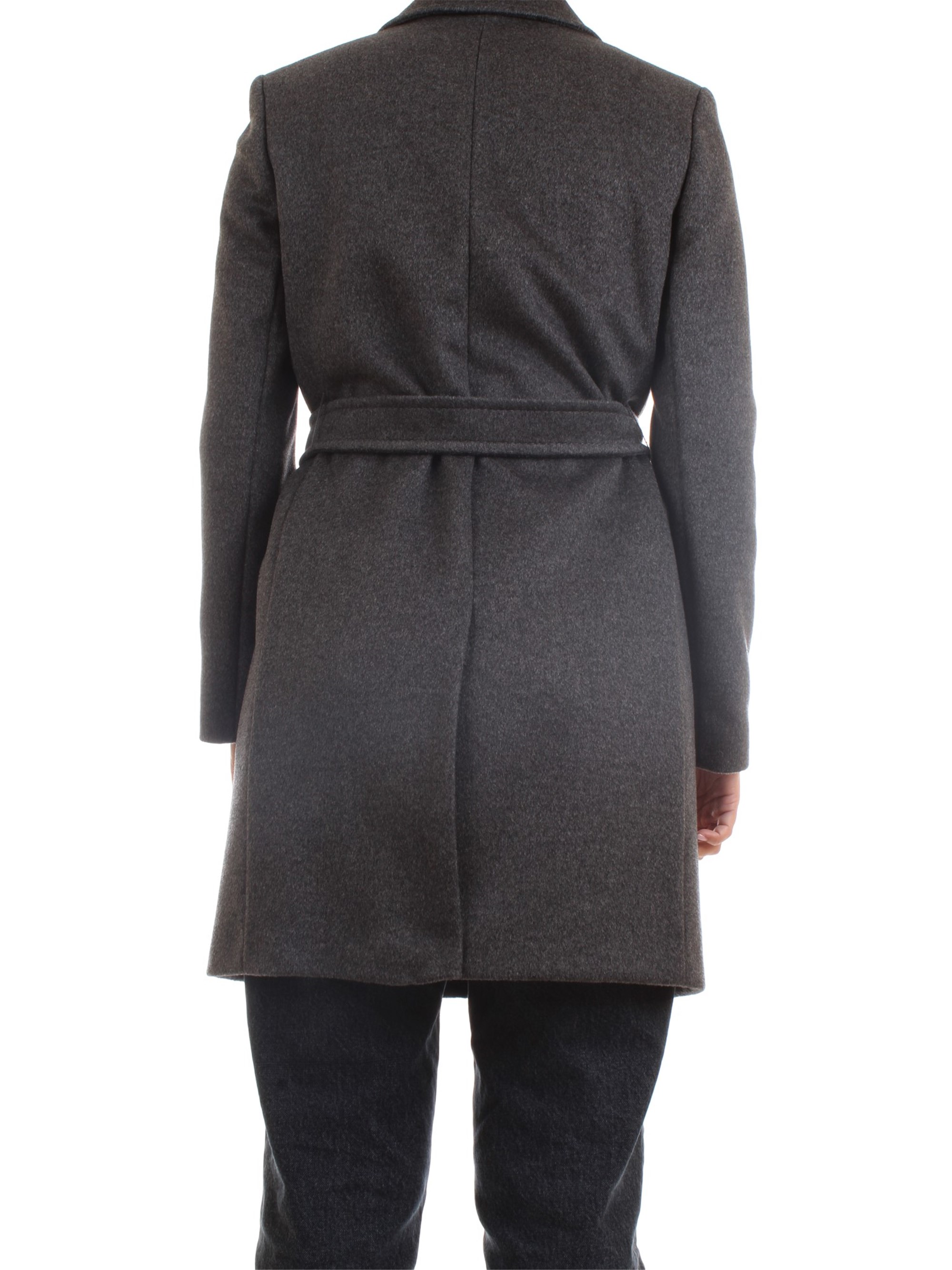 PENNYBLACK 20140320 Dark gray Clothing Woman Overcoat PENNYBLACK 20140320 Dark gray Clothing Woman Overcoat