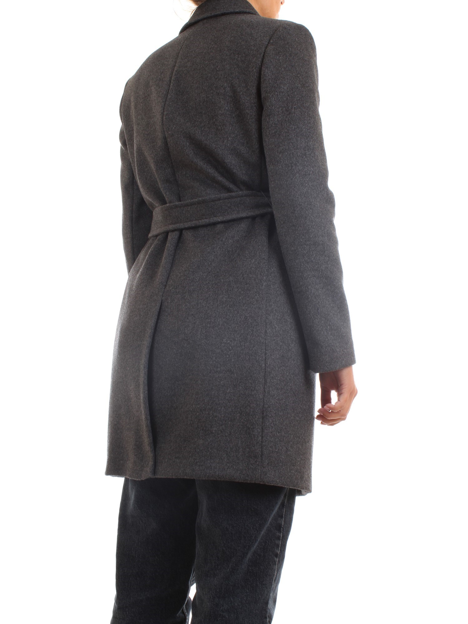 PENNYBLACK 20140320 Dark gray Clothing Woman Overcoat PENNYBLACK 20140320 Dark gray Clothing Woman Overcoat