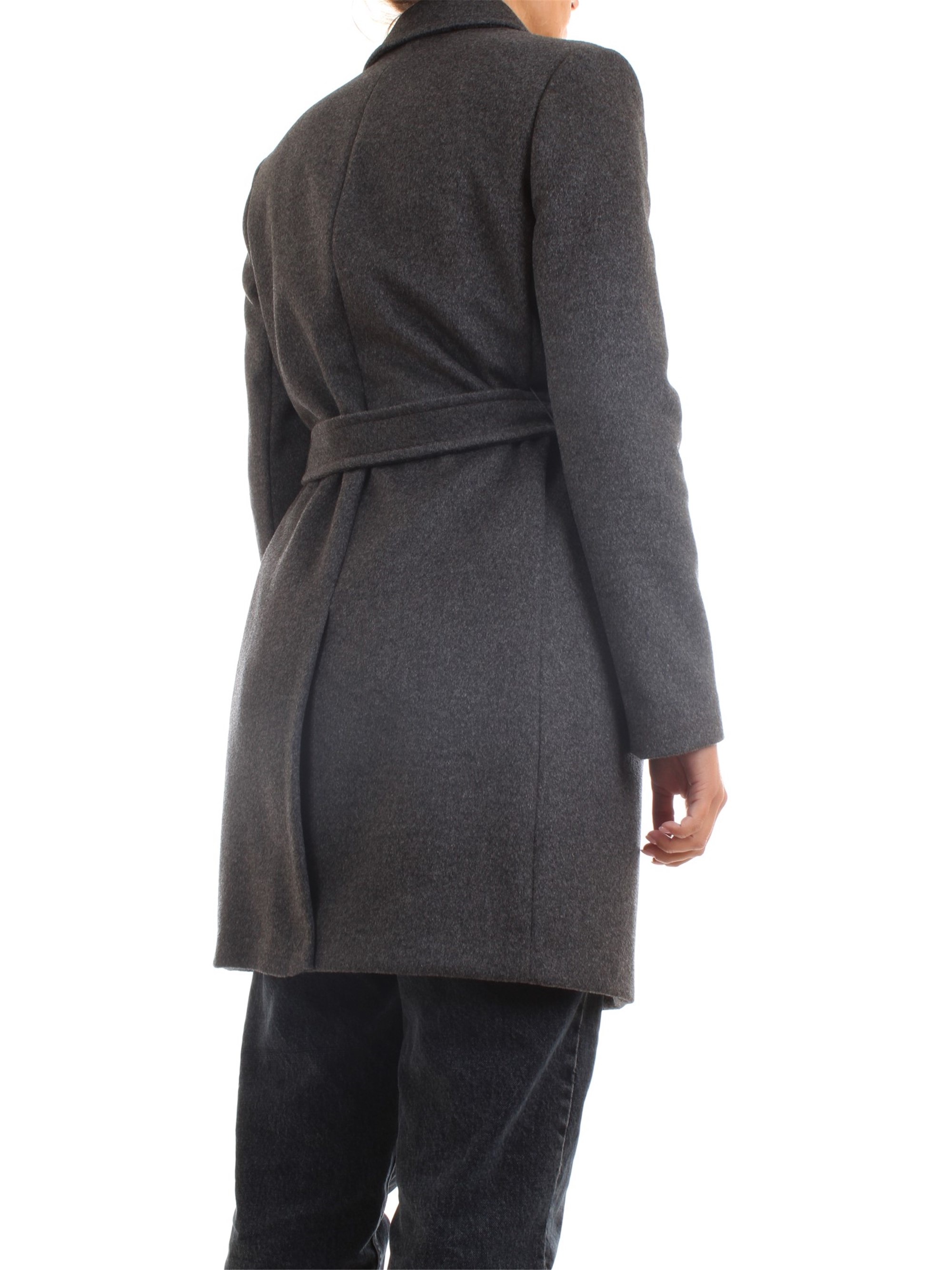 PENNYBLACK 20140320 Dark gray Clothing Woman Overcoat PENNYBLACK 20140320 Dark gray Clothing Woman Overcoat