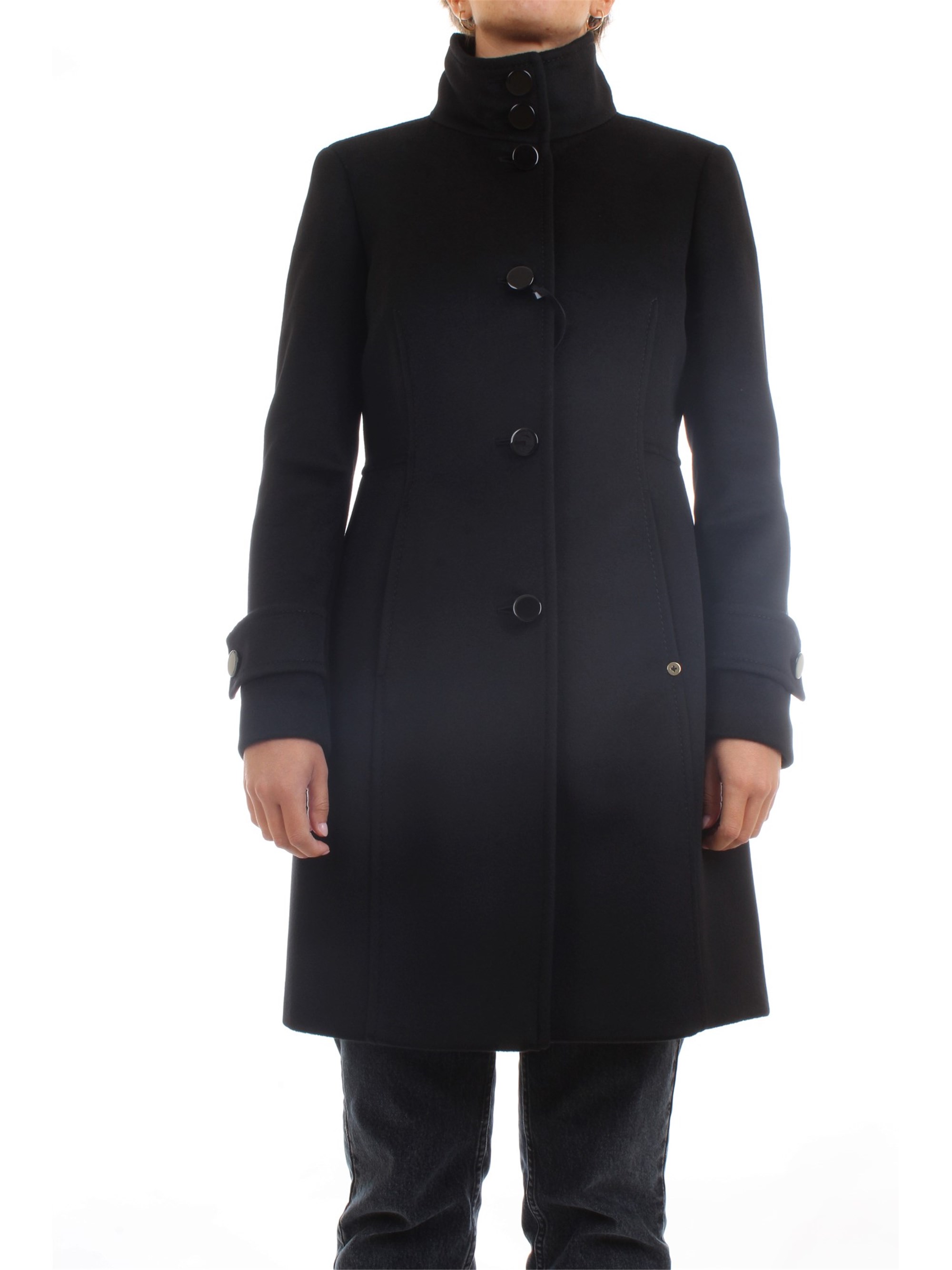 PENNYBLACK 20140420 Black Clothing Woman Overcoat PENNYBLACK 20140420 Black Clothing Woman Overcoat