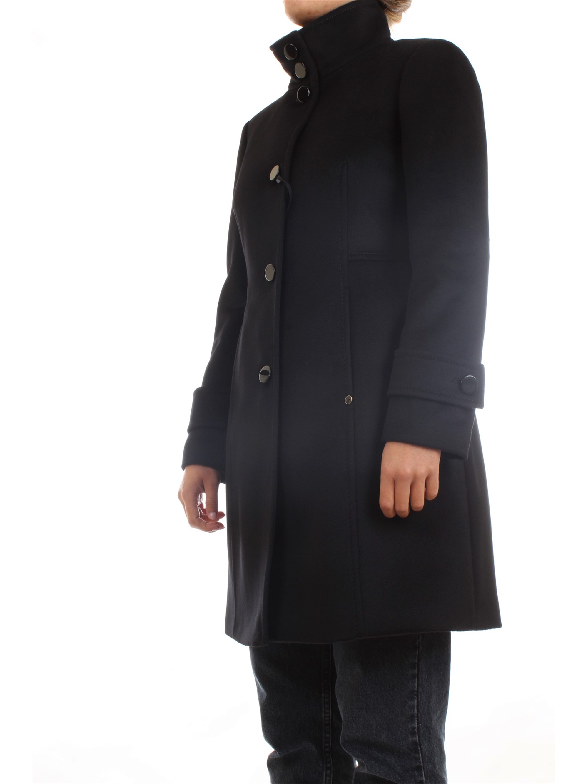 PENNYBLACK 20140420 Black Clothing Woman Overcoat PENNYBLACK 20140420 Black Clothing Woman Overcoat