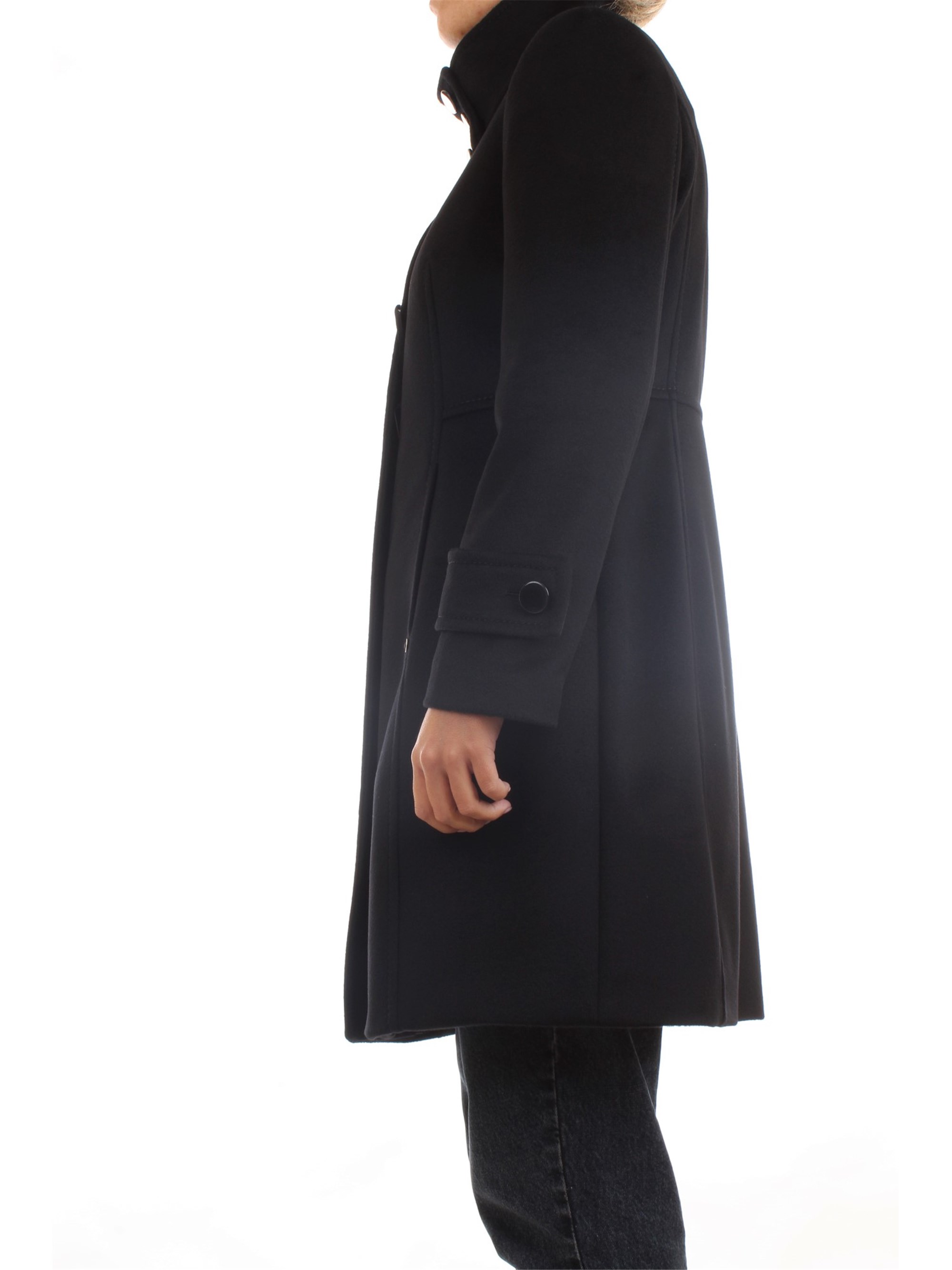 PENNYBLACK 20140420 Black Clothing Woman Overcoat PENNYBLACK 20140420 Black Clothing Woman Overcoat