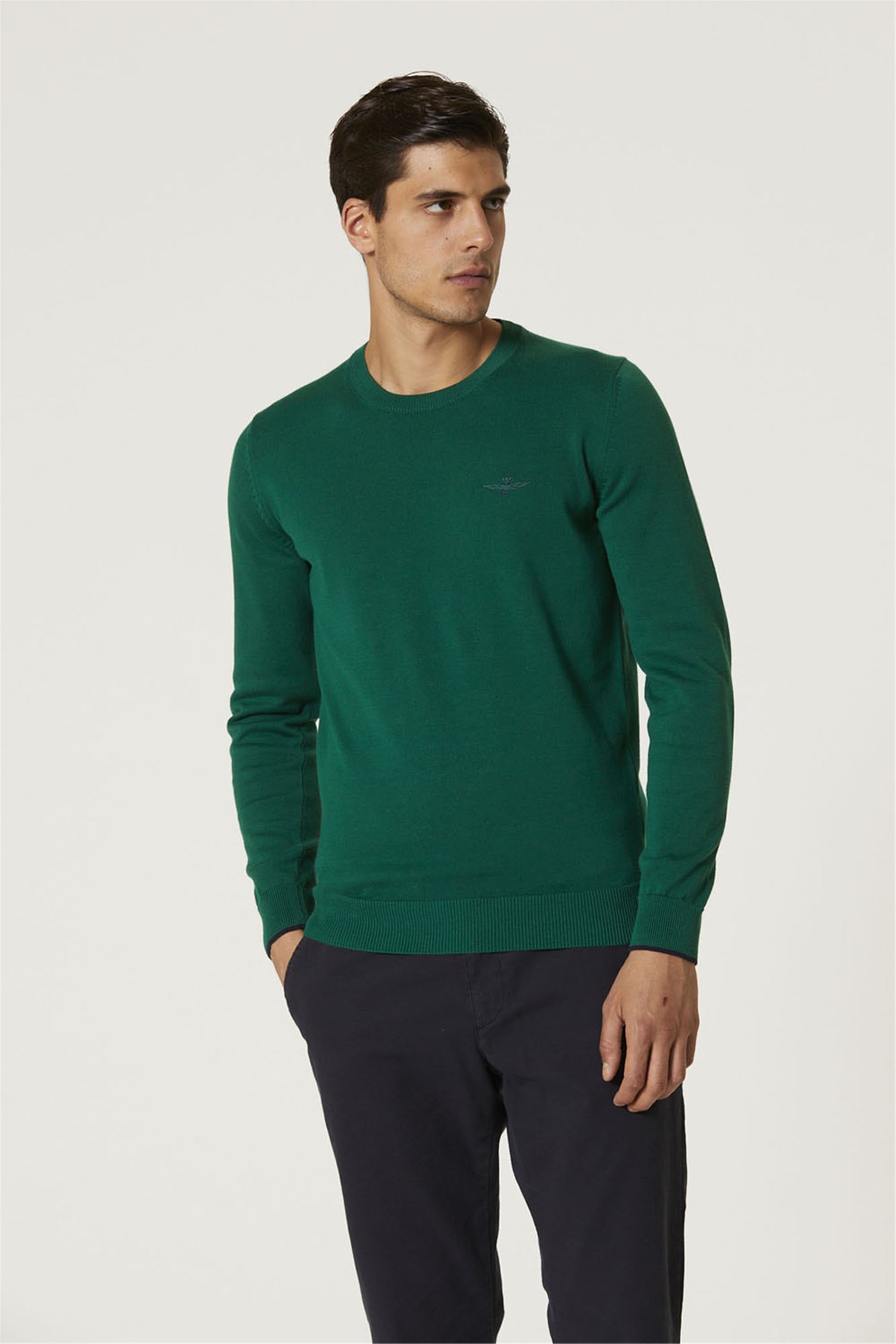 AERONAUTICA MILITARE 231MA1434L237 Green Clothing Man Pullover AERONAUTICA MILITARE 231MA1434L237 Green Clothing Man Pullover