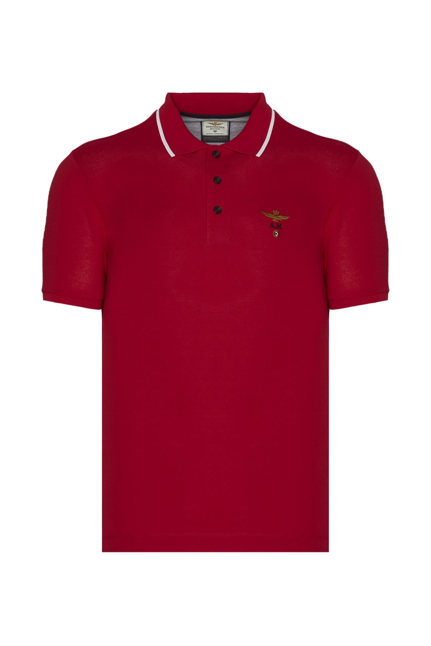 AERONAUTICA MILITARE 231PO1308P82 Red Clothing Man Polo shirt AERONAUTICA MILITARE 231PO1308P82 Red Clothing Man Polo shirt