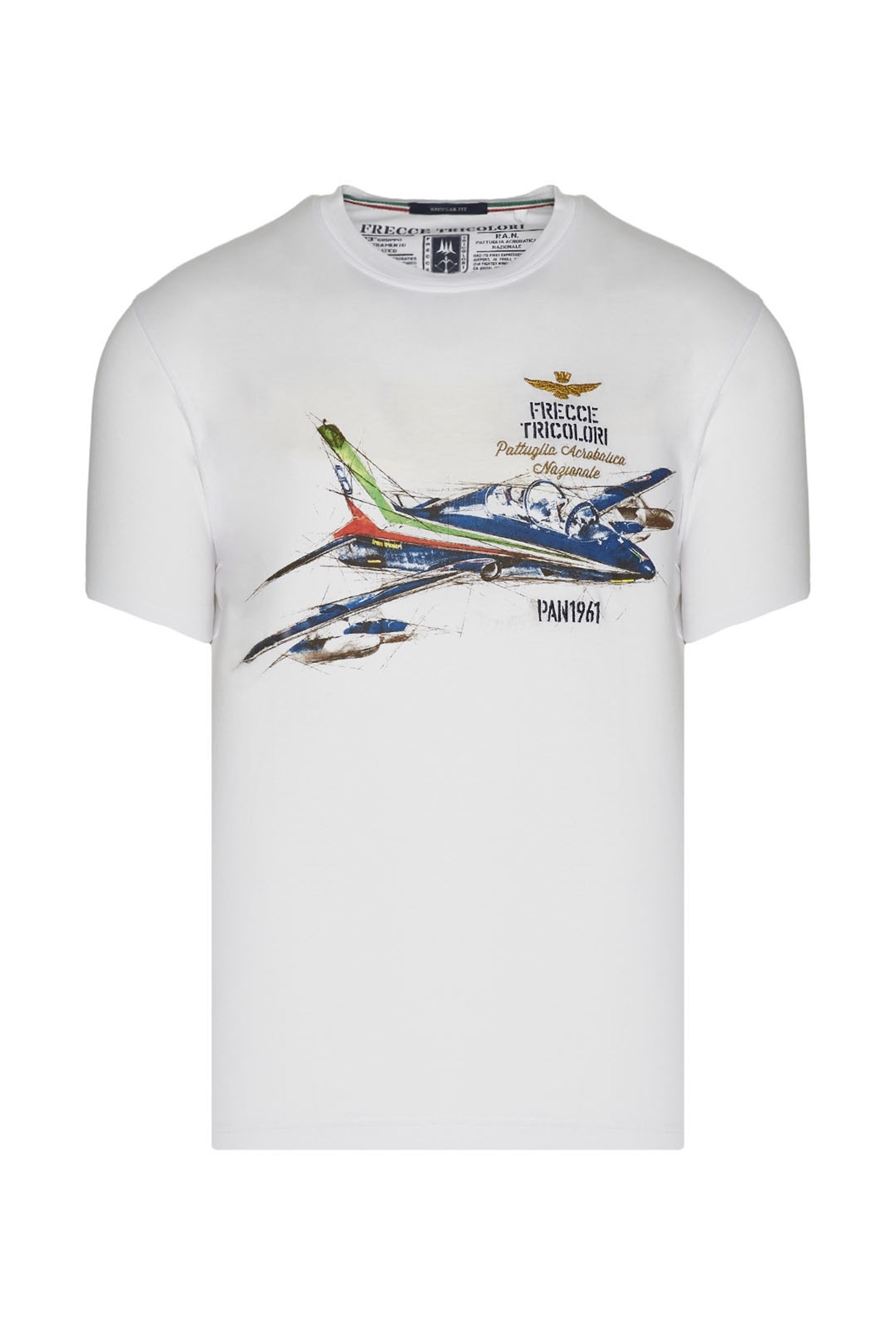 AERONAUTICA MILITARE 231TS2080J538 White Clothing Man T-Shirt/Polo AERONAUTICA MILITARE 231TS2080J538 White Clothing Man T-Shirt/Polo