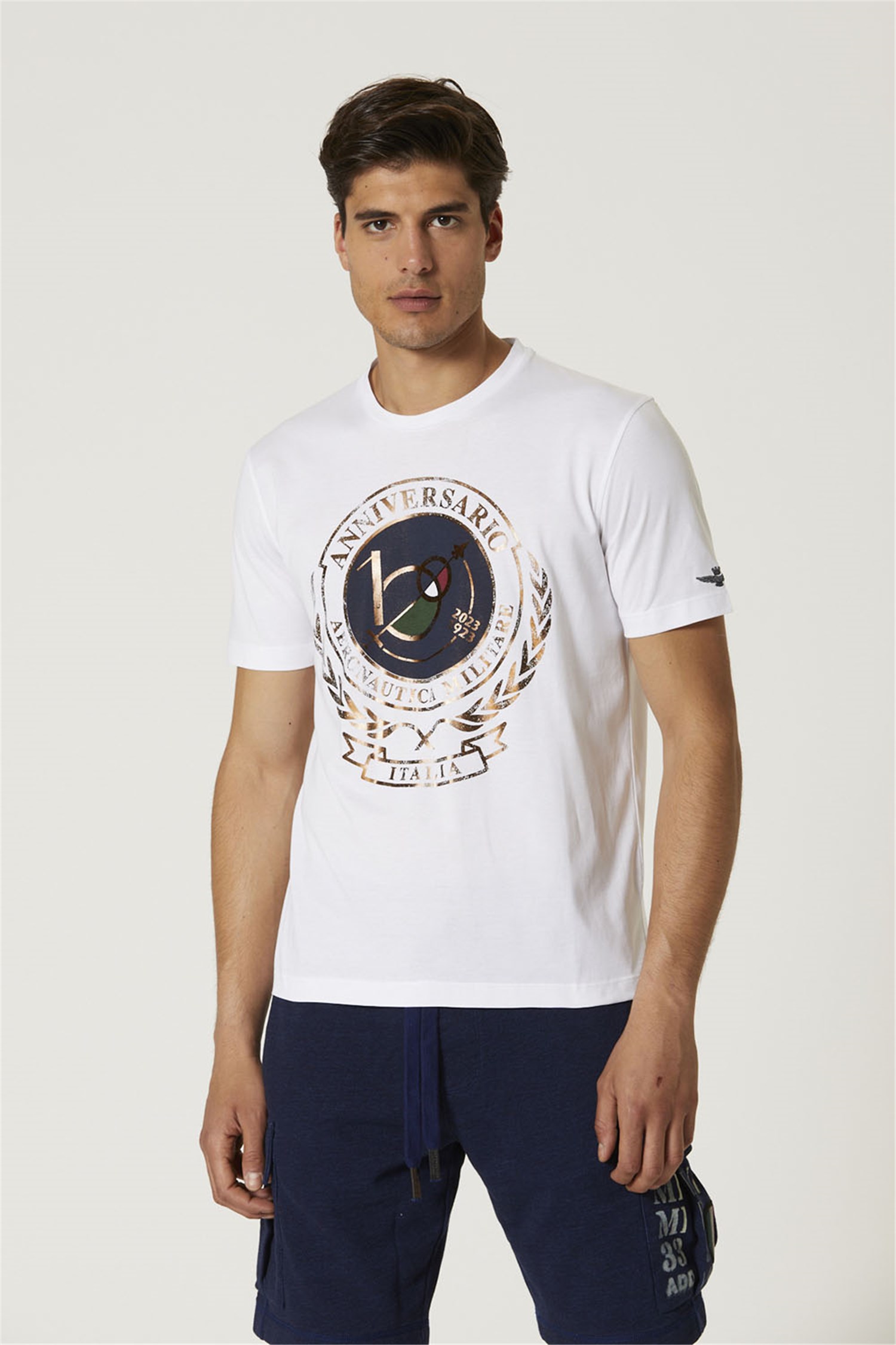AERONAUTICA MILITARE 231TS2118J594 Milk Clothing Man T-Shirt/Polo AERONAUTICA MILITARE 231TS2118J594 Milk Clothing Man T-Shirt/Polo
