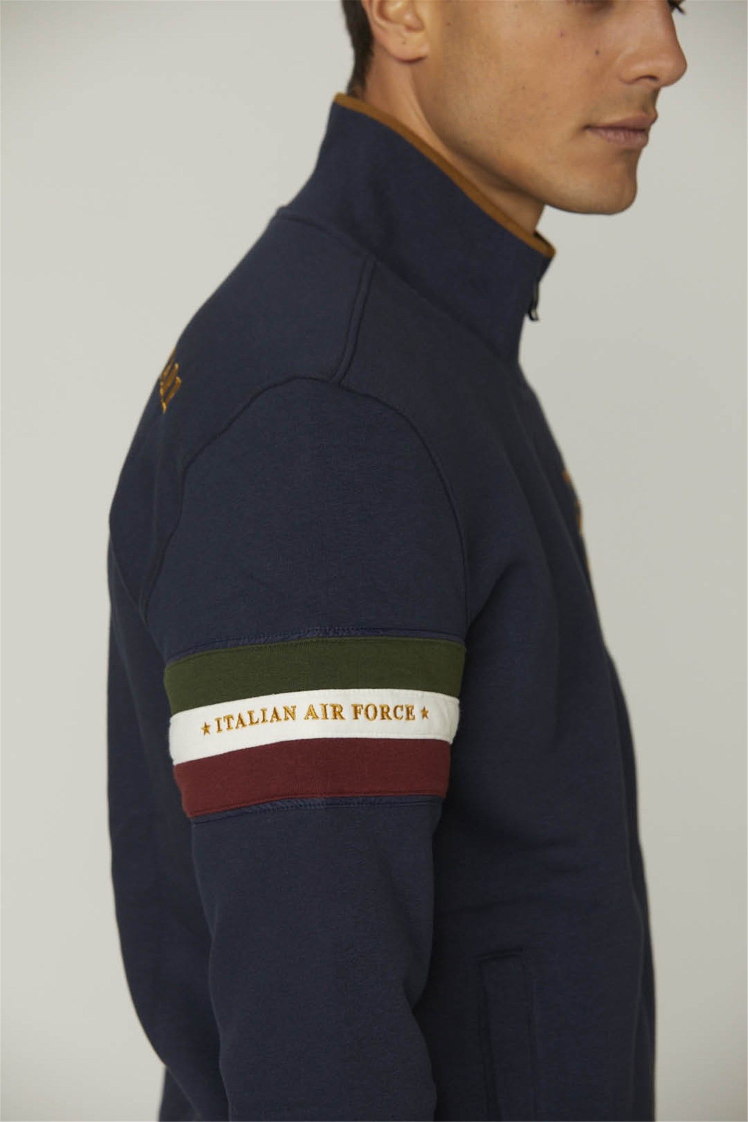 AERONAUTICA MILITARE 232FE1822F532 Blue Clothing Man Sweater AERONAUTICA MILITARE 232FE1822F532 Blue Clothing Man Sweater