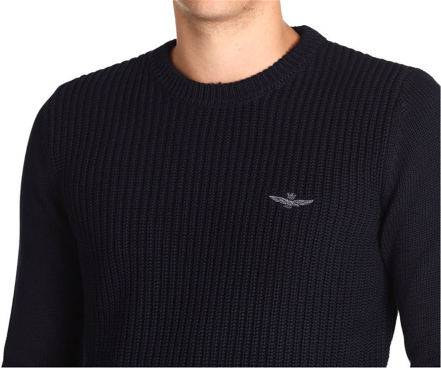 AERONAUTICA MILITARE 232MA1453L409 Blue Clothing Man Pullover AERONAUTICA MILITARE 232MA1453L409 Blue Clothing Man Pullover