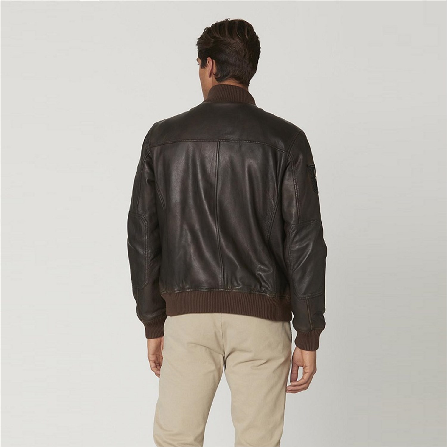 AERONAUTICA MILITARE 232PN932PL199 Brown Clothing Man Jacket AERONAUTICA MILITARE 232PN932PL199 Brown Clothing Man Jacket