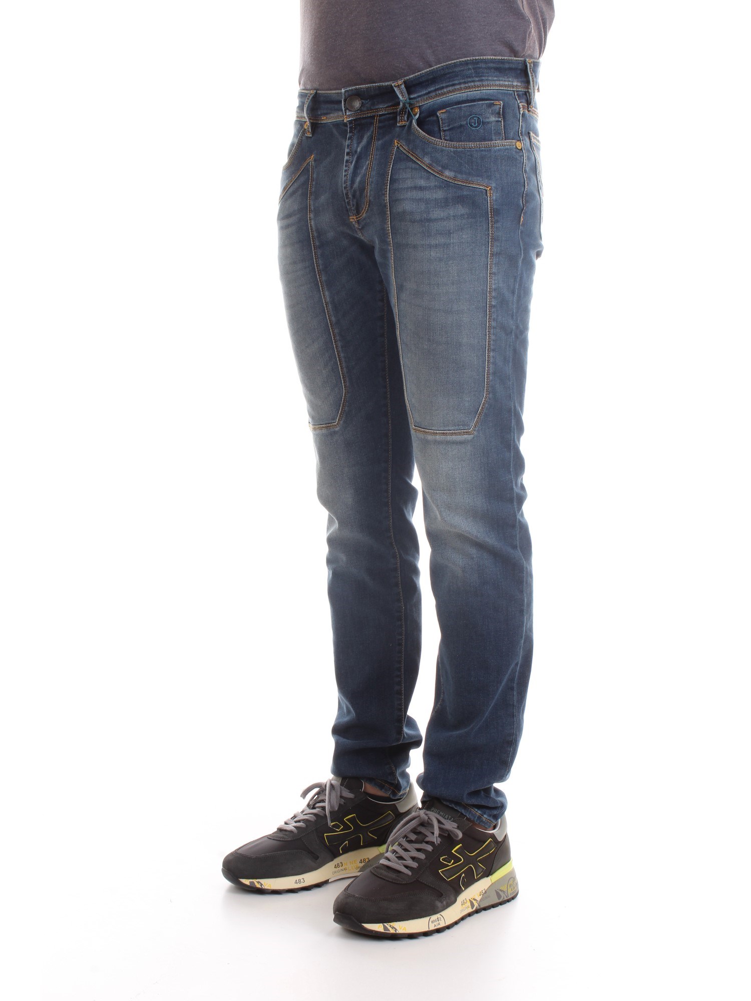 JECKERSON A20P00UPA077D040161 Medium blue Clothing Man Jeans JECKERSON A20P00UPA077D040161 Medium blue Clothing Man Jeans