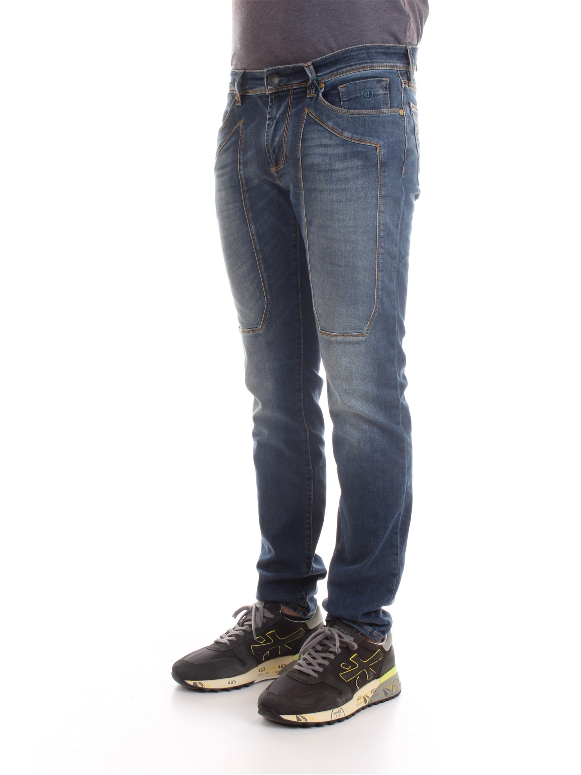 JECKERSON A20P00UPA077D040161 Medium blue Clothing Man Jeans JECKERSON A20P00UPA077D040161 Medium blue Clothing Man Jeans