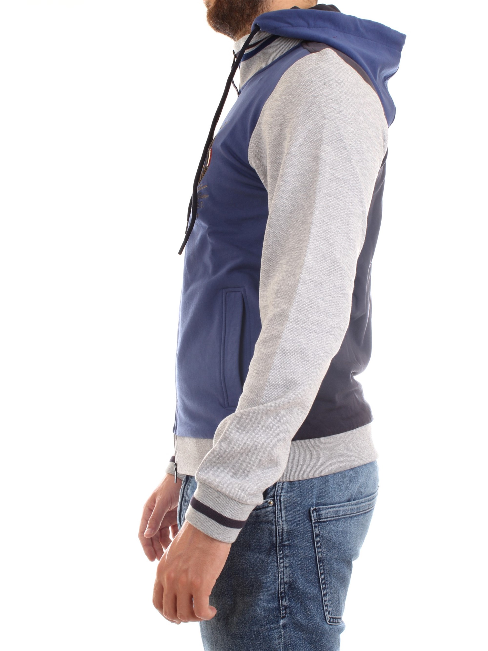 AERONAUTICA MILITARE 202FE1523F418 Ink Clothing Man Sweater AERONAUTICA MILITARE 202FE1523F418 Ink Clothing Man Sweater