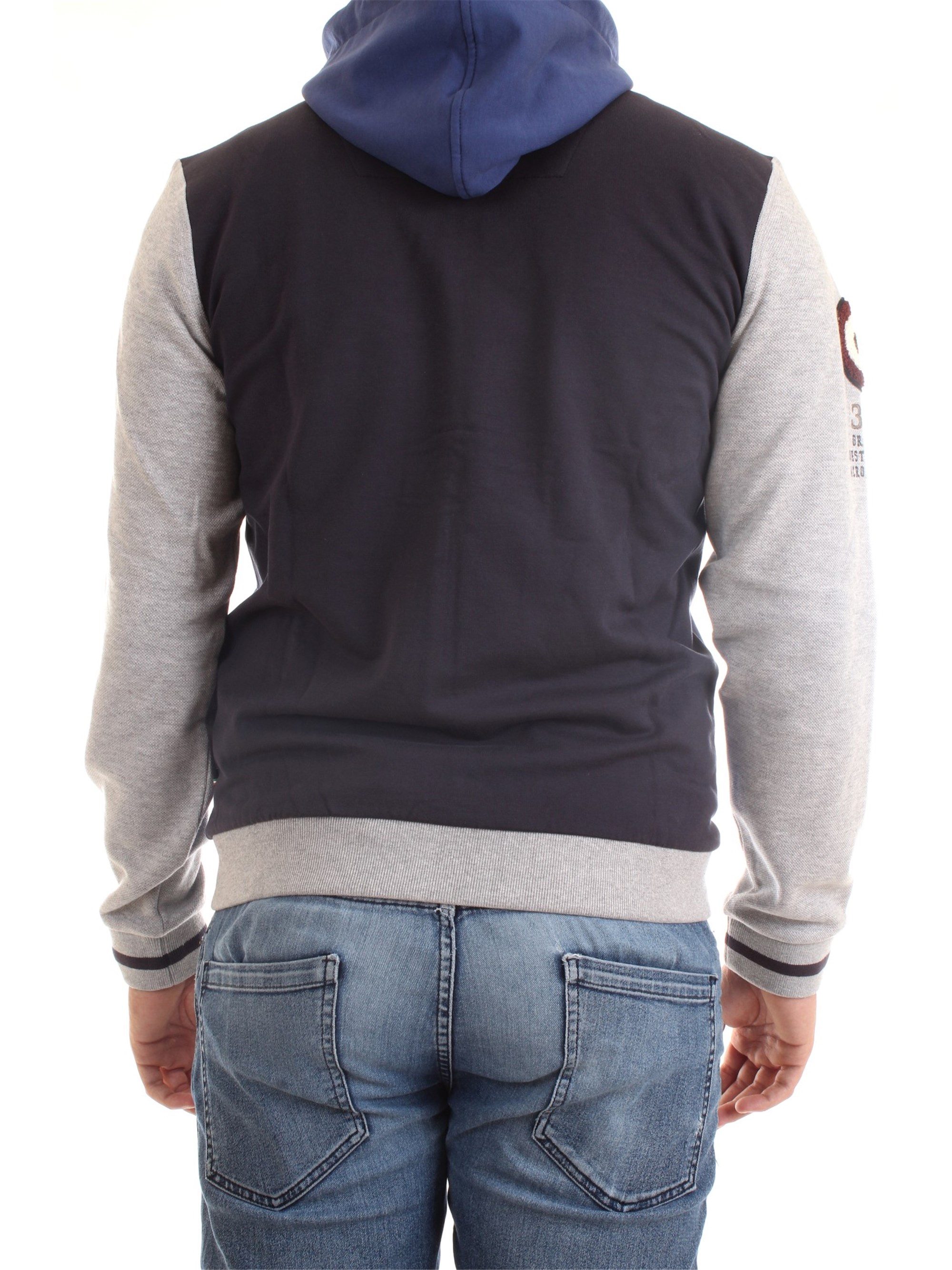 AERONAUTICA MILITARE 202FE1523F418 Ink Clothing Man Sweater AERONAUTICA MILITARE 202FE1523F418 Ink Clothing Man Sweater