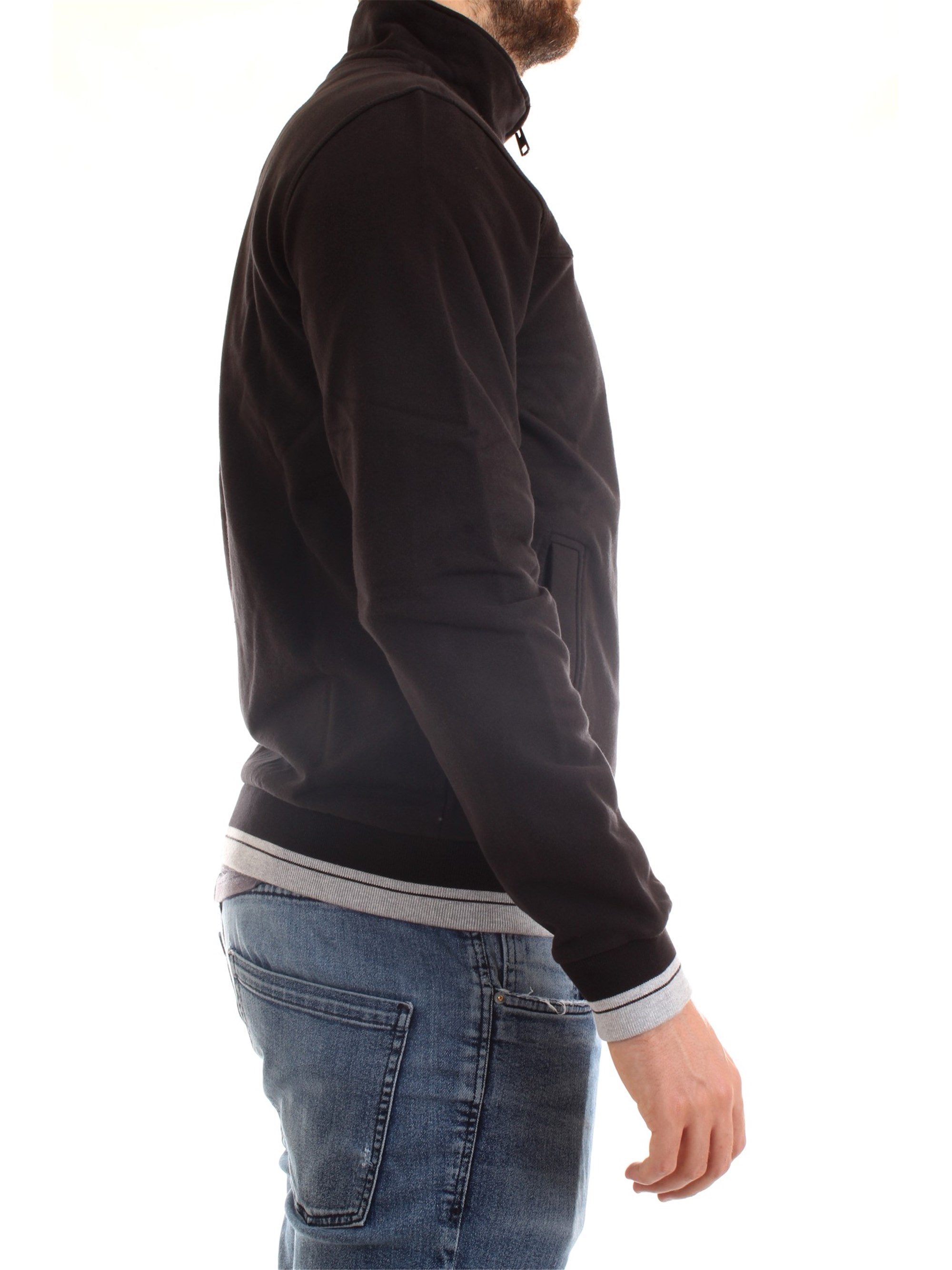 AERONAUTICA MILITARE 202FE1305F313 Black Clothing Man Sweater AERONAUTICA MILITARE 202FE1305F313 Black Clothing Man Sweater