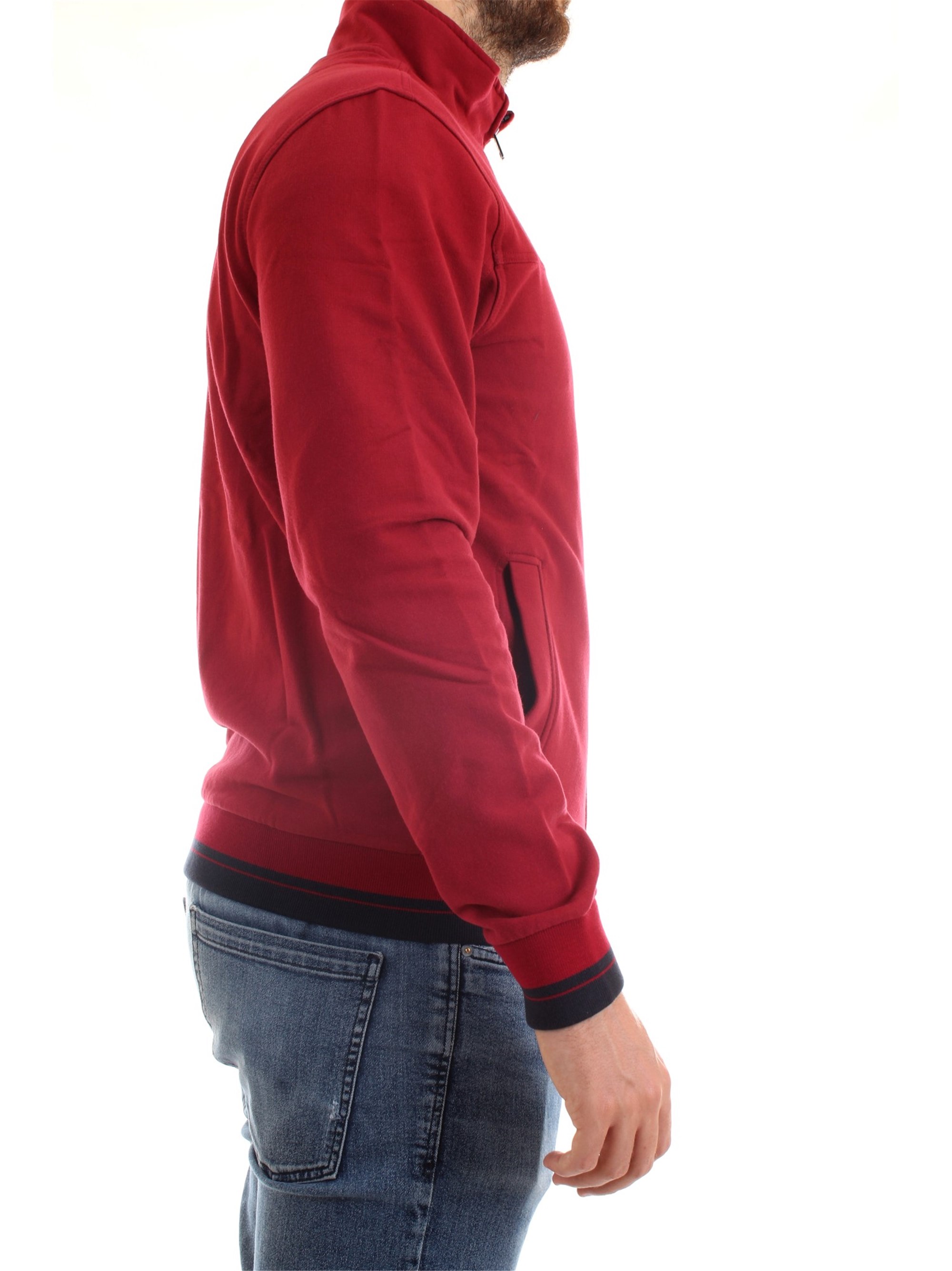 AERONAUTICA MILITARE 202FE1305F313 Bordeaux Clothing Man Sweater AERONAUTICA MILITARE 202FE1305F313 Bordeaux Clothing Man Sweater