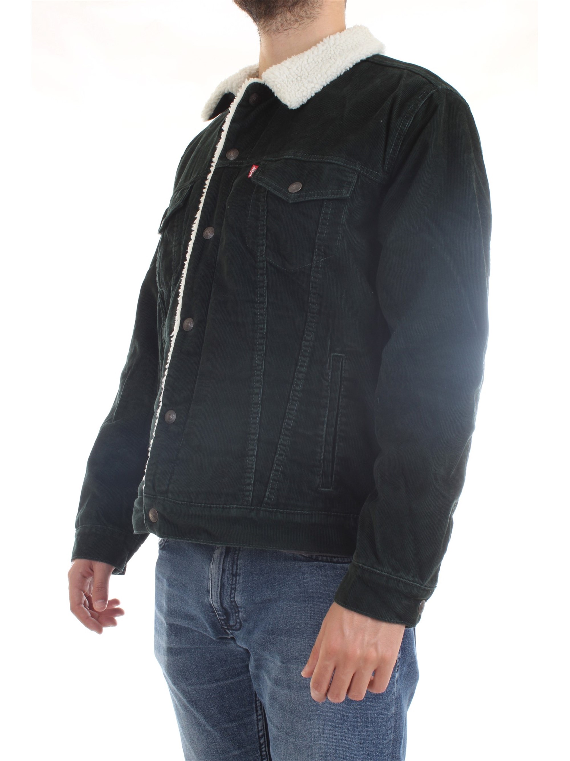 LEVI'S 16365 Green Clothing Man Jacket LEVI'S 16365 Green Clothing Man Jacket