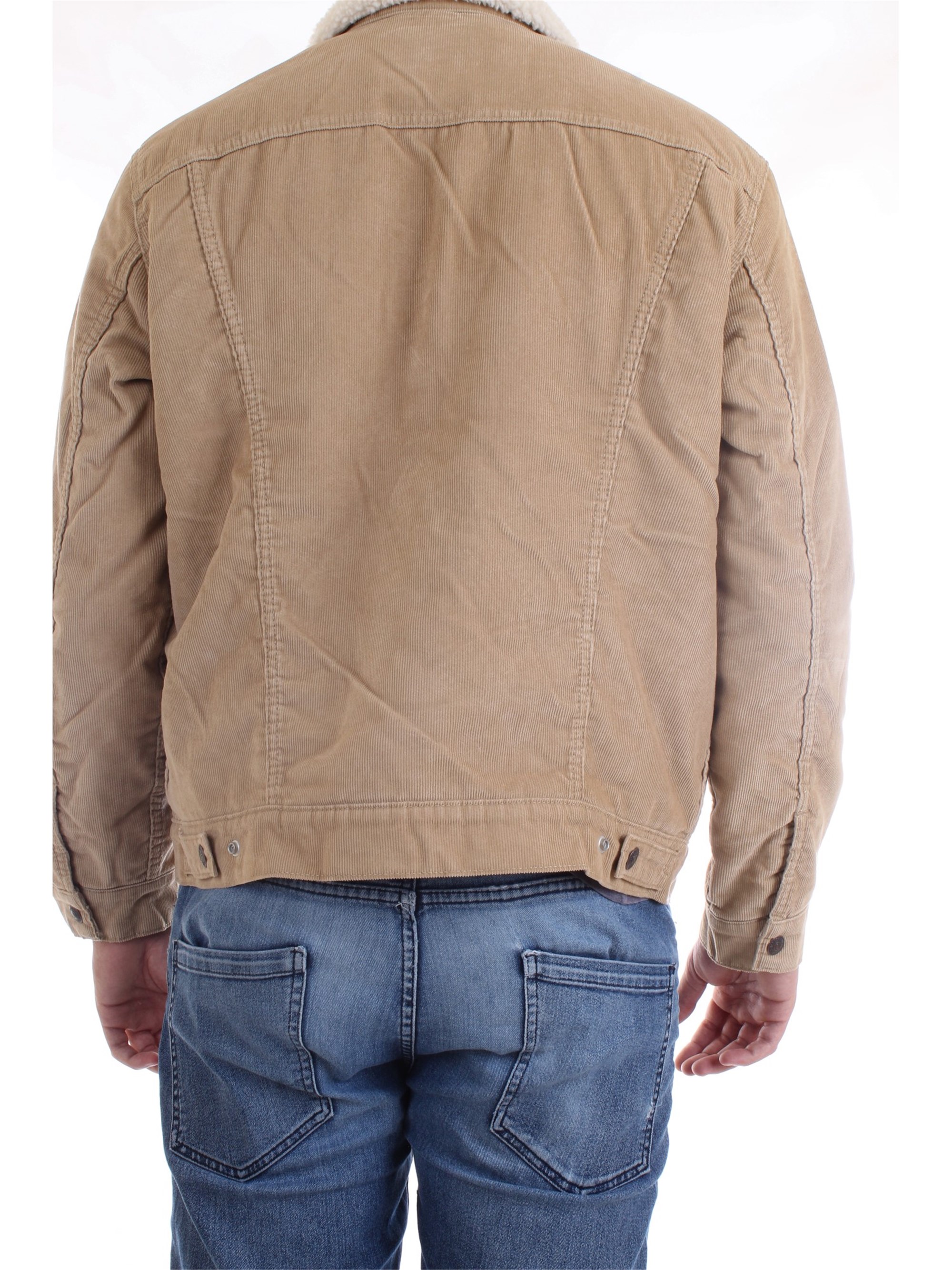 LEVI'S 16365 Beige Clothing Man Jacket LEVI'S 16365 Beige Clothing Man Jacket