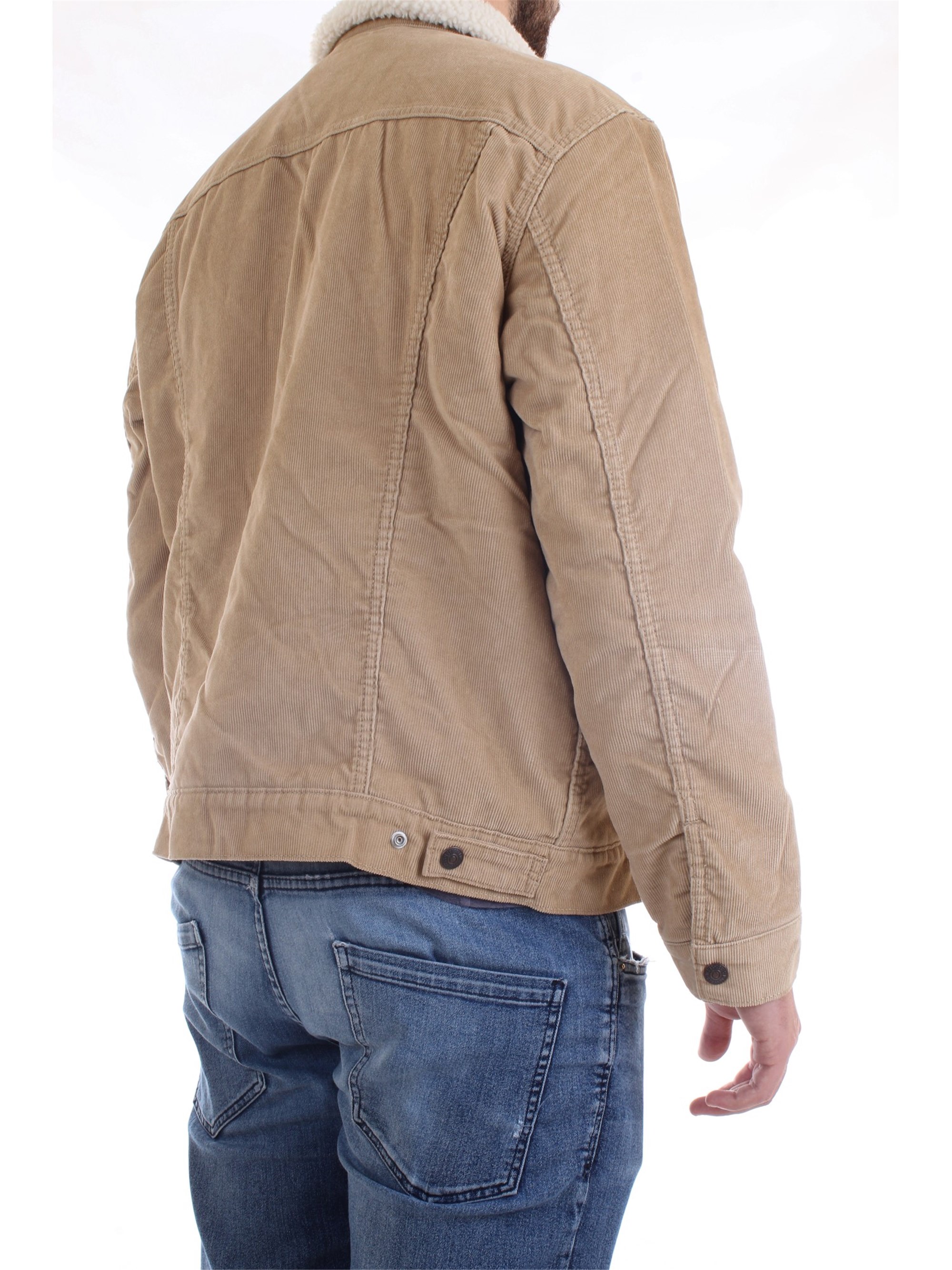 LEVI'S 16365 Beige Clothing Man Jacket LEVI'S 16365 Beige Clothing Man Jacket