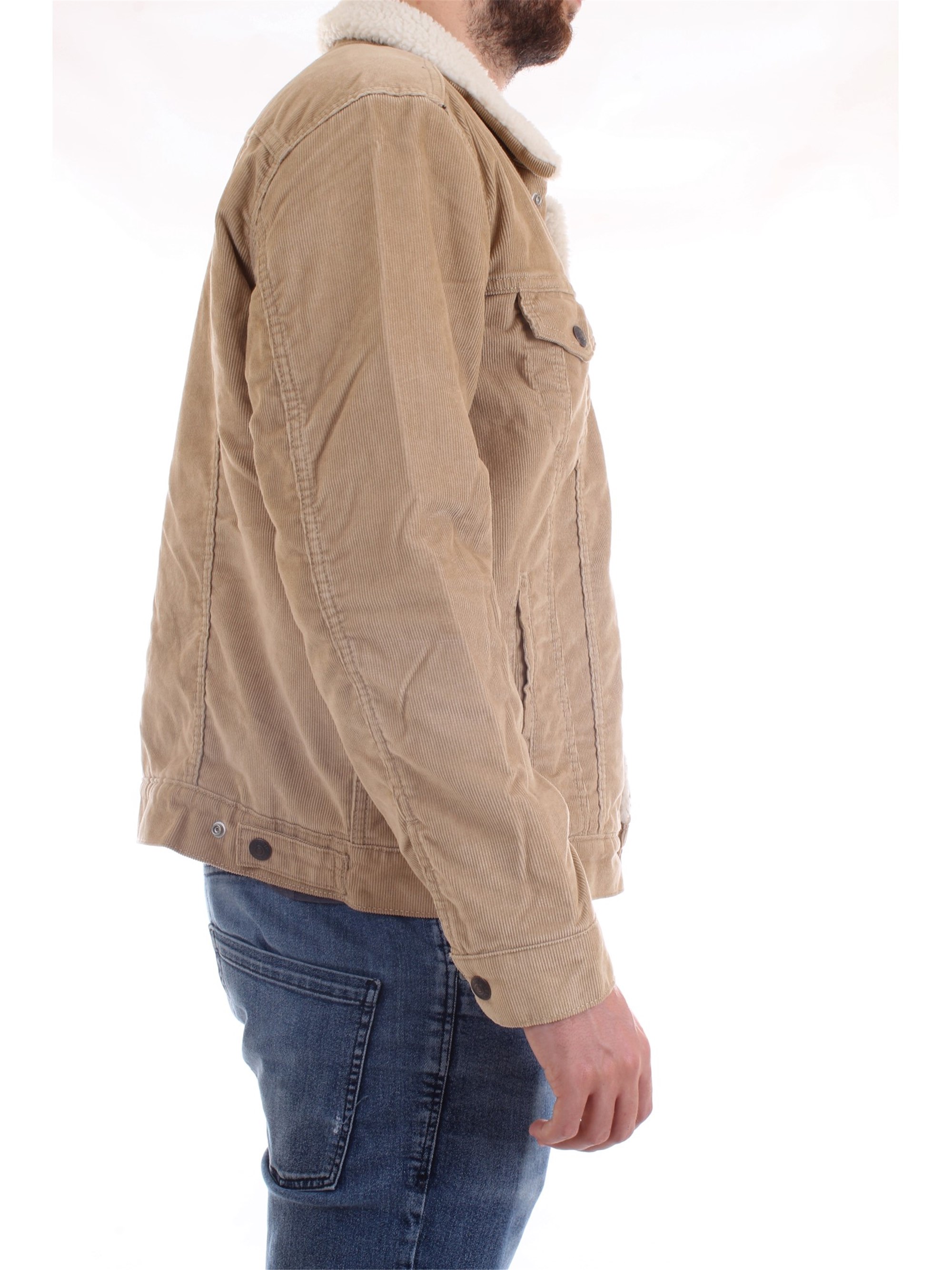 LEVI'S 16365 Beige Clothing Man Jacket LEVI'S 16365 Beige Clothing Man Jacket
