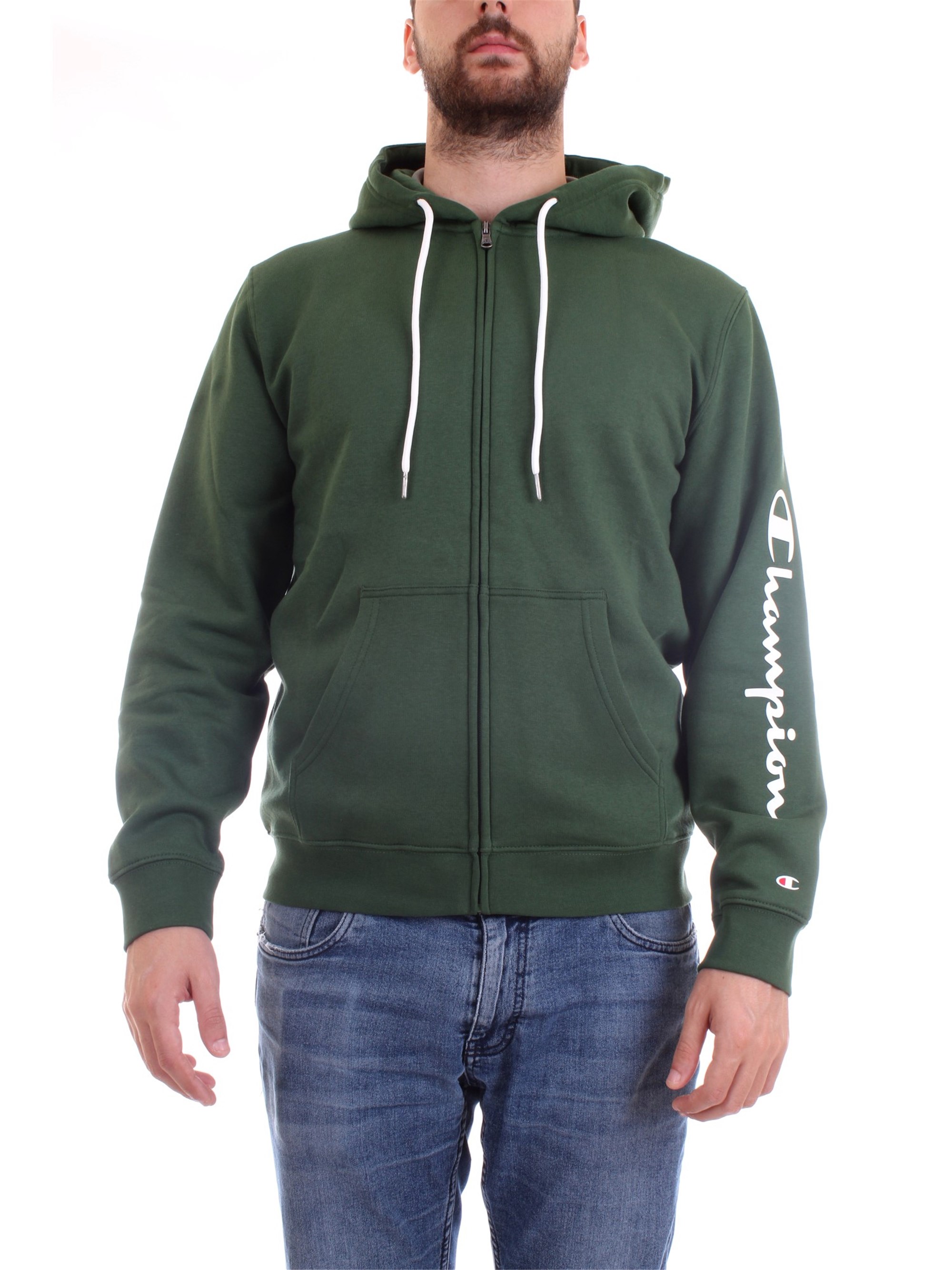 CHAMPION 214745 Green Clothing Man Sweater CHAMPION 214745 Green Clothing Man Sweater