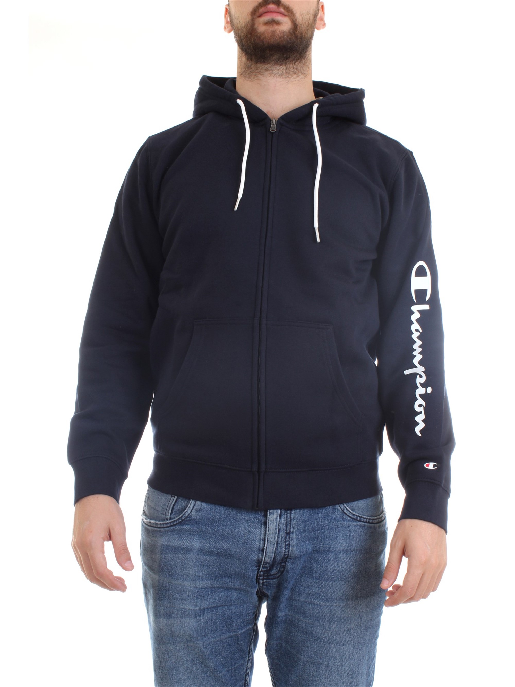 CHAMPION 214745 Blue Clothing Man Sweater CHAMPION 214745 Blue Clothing Man Sweater