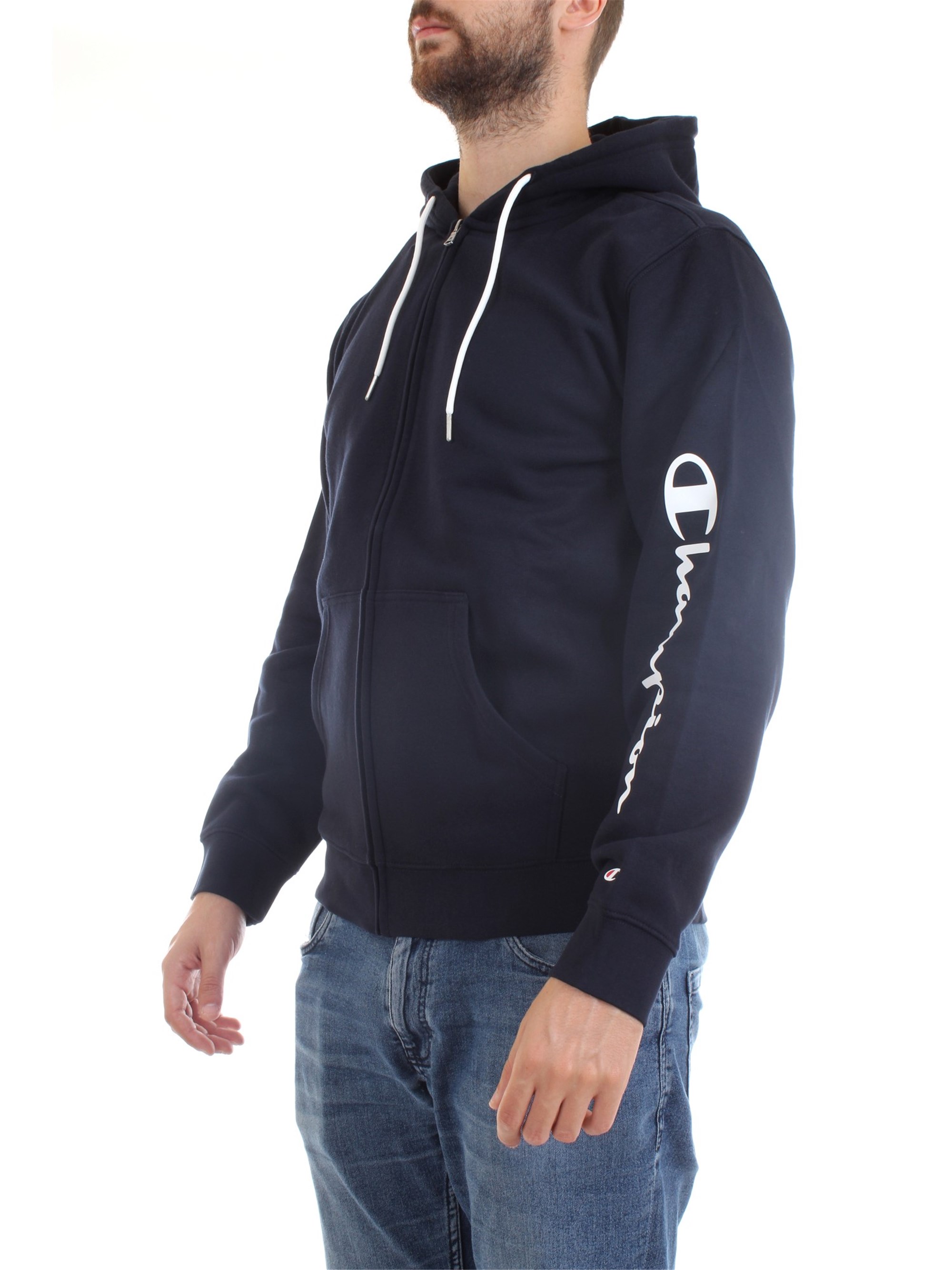 CHAMPION 214745 Blue Clothing Man Sweater CHAMPION 214745 Blue Clothing Man Sweater