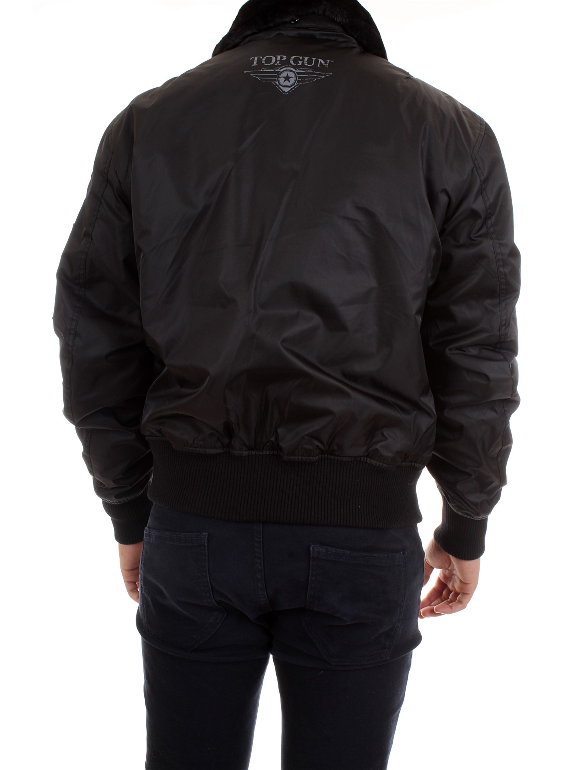TOP GUN TGJ1542P Black Clothing Man Jacket TOP GUN TGJ1542P Black Clothing Man Jacket