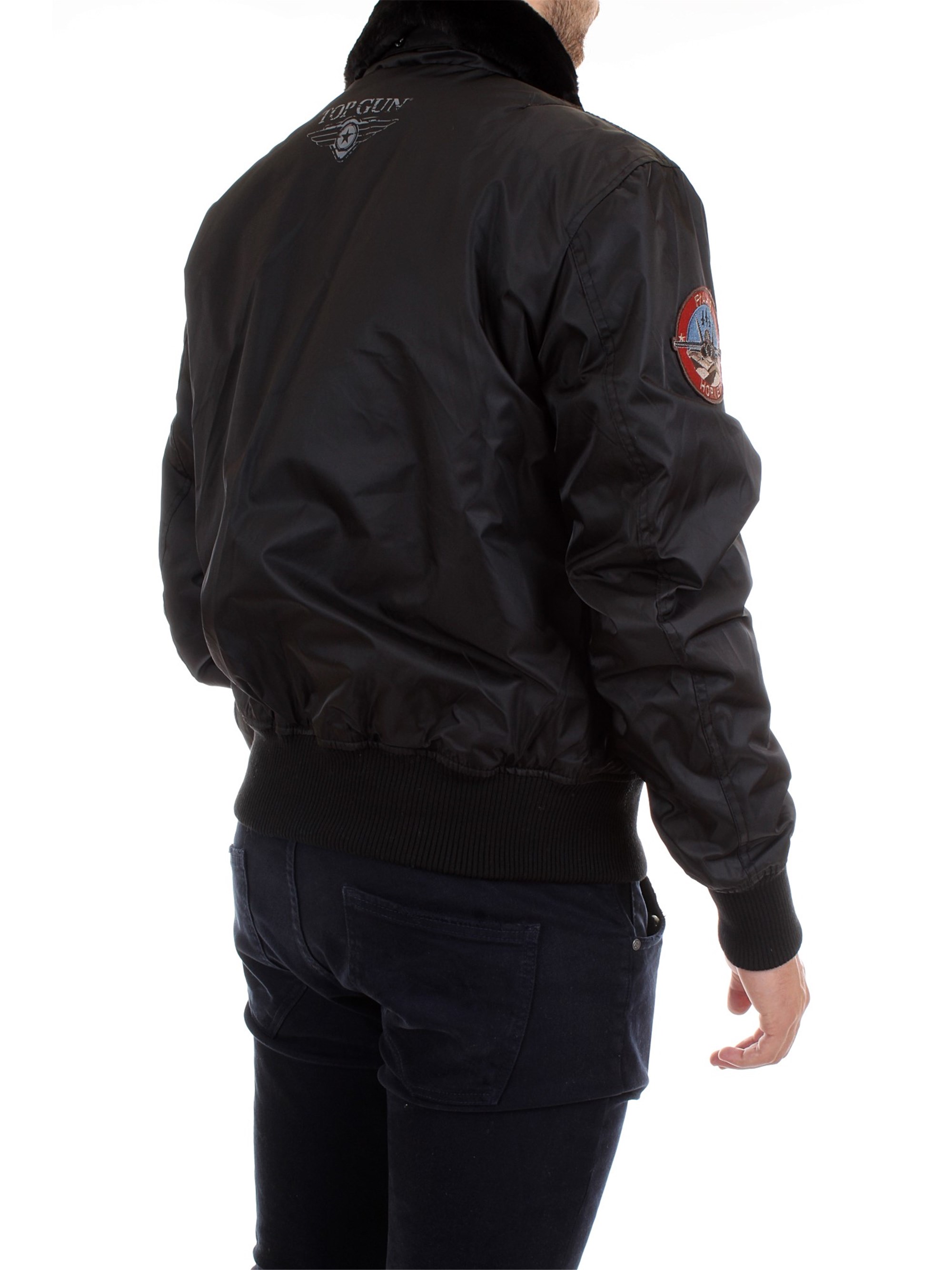 TOP GUN TGJ1542P Black Clothing Man Jacket TOP GUN TGJ1542P Black Clothing Man Jacket