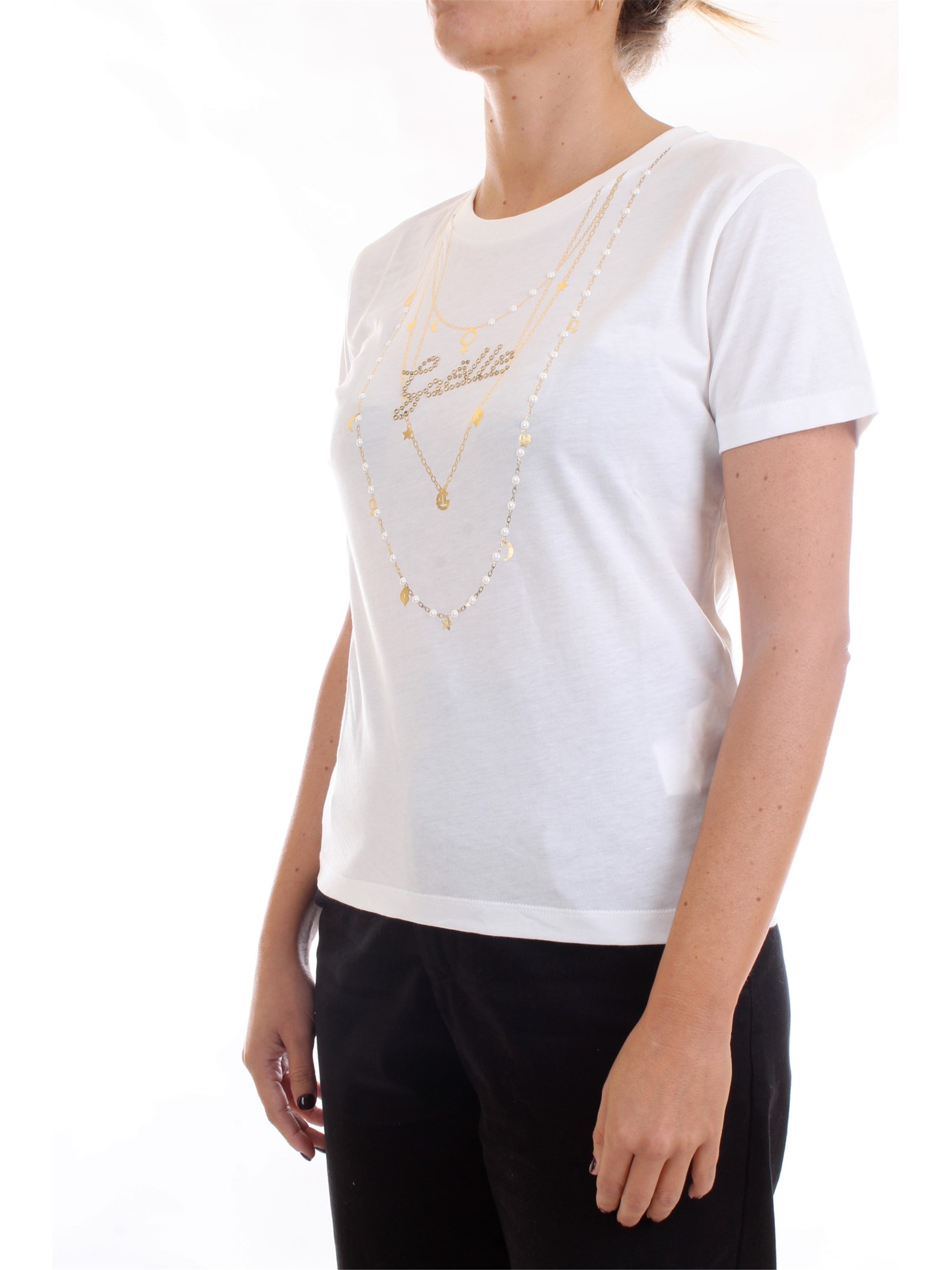GAELLE PARIS GBD8171 White Clothing Woman T-Shirt/Polo GAELLE PARIS GBD8171 White Clothing Woman T-Shirt/Polo