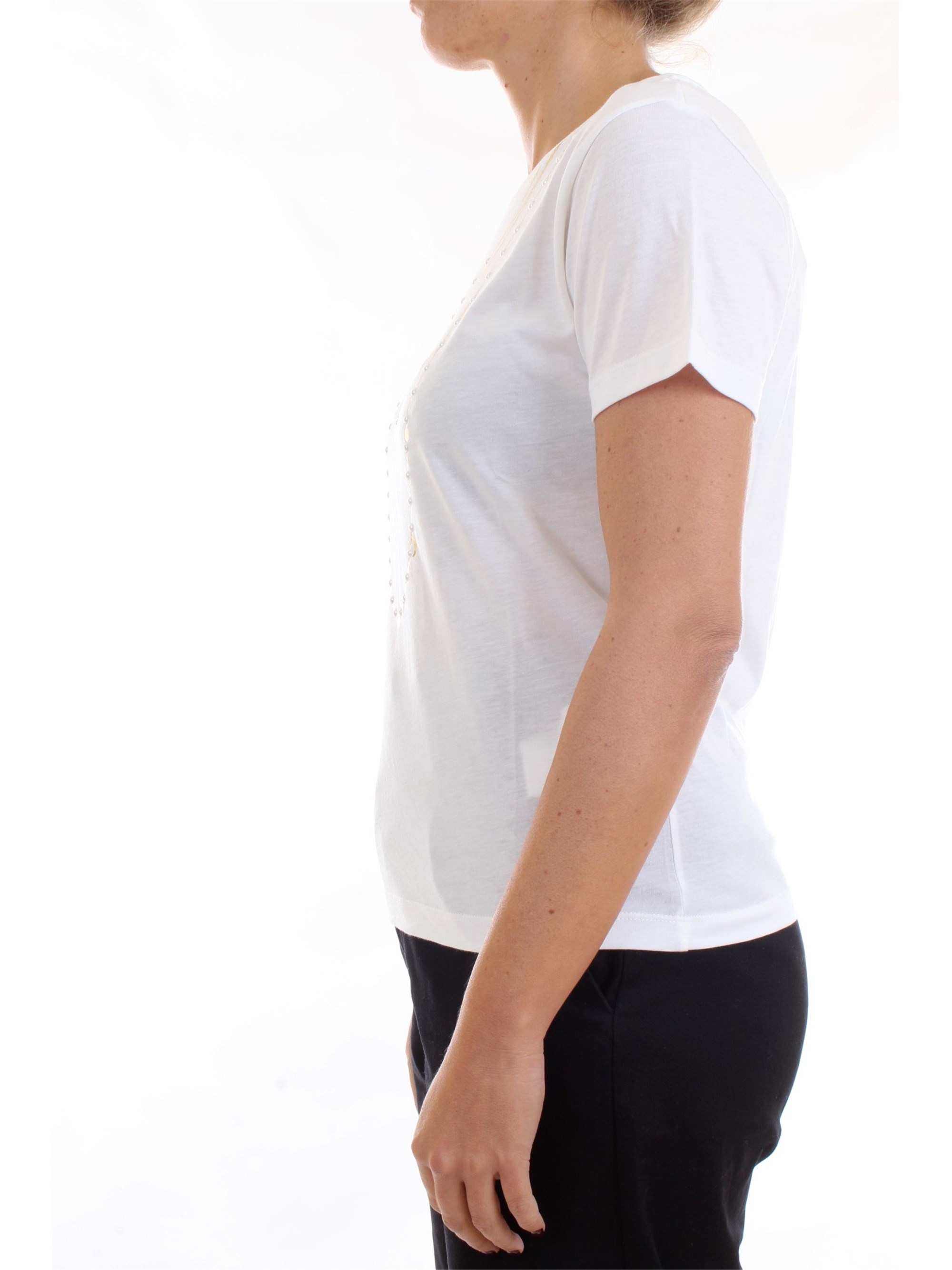 GAELLE PARIS GBD8171 White Clothing Woman T-Shirt/Polo GAELLE PARIS GBD8171 White Clothing Woman T-Shirt/Polo