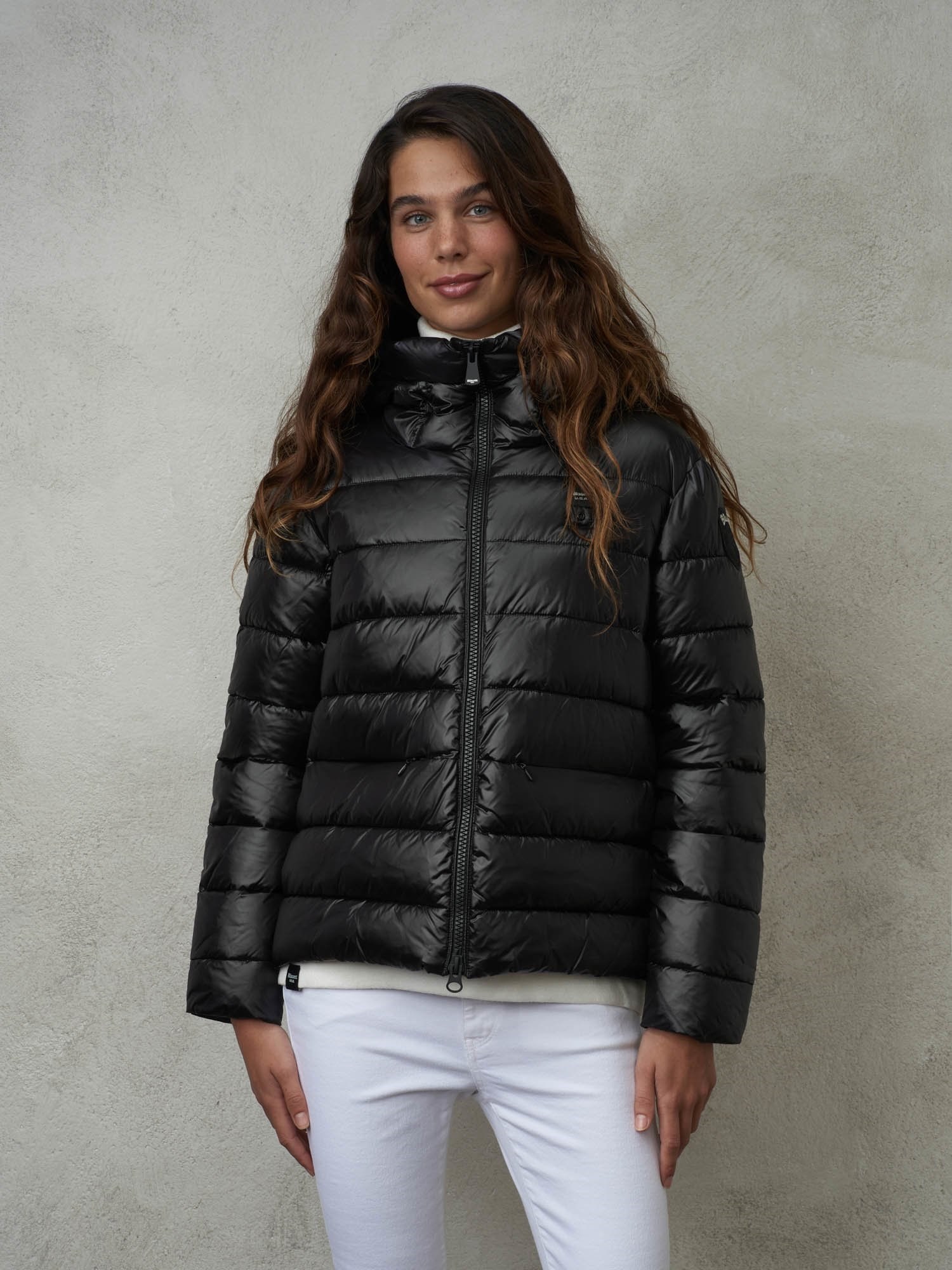 Blauer 23WBLD02127 005050 Black Clothing Woman Duvet Blauer 23WBLD02127 005050 Black Clothing Woman Duvet