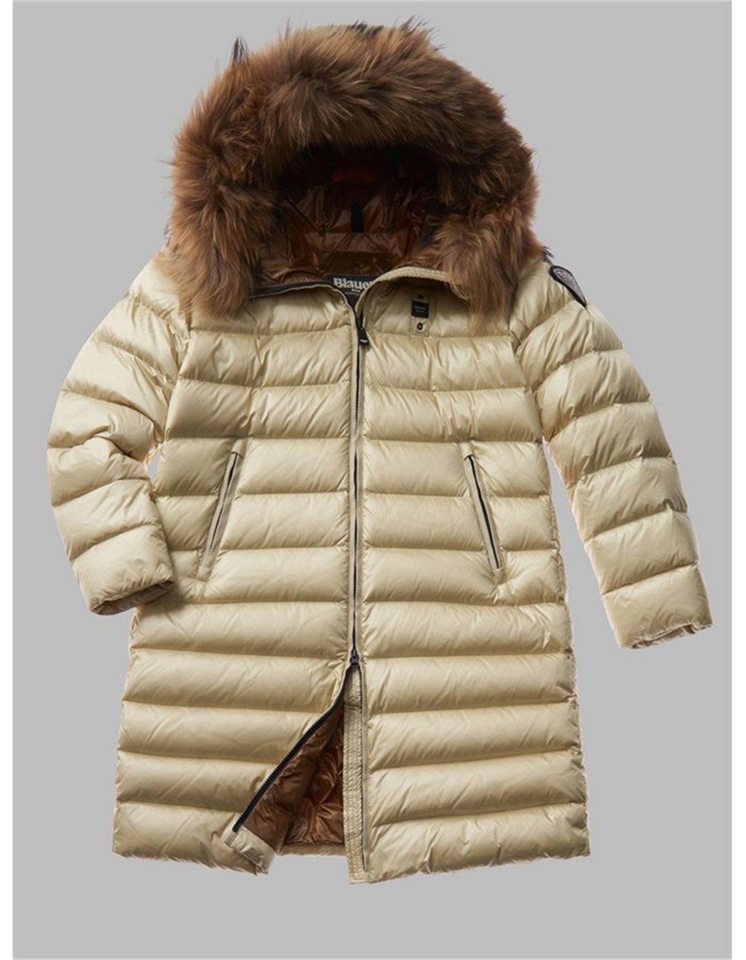 Blauer 23WBLDK03094 005050 Gold Clothing Woman Duvet Blauer 23WBLDK03094 005050 Gold Clothing Woman Duvet