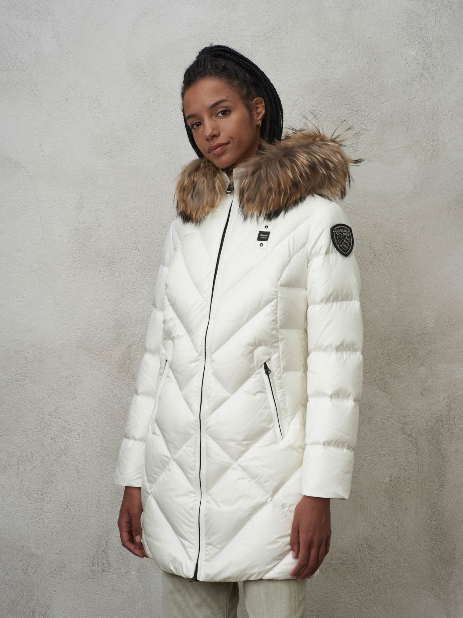 Blauer 23WBLDK03140 006047 Bianco Abbigliamento Donna Piumino Blauer 23WBLDK03140 006047 Bianco Abbigliamento Donna Piumino