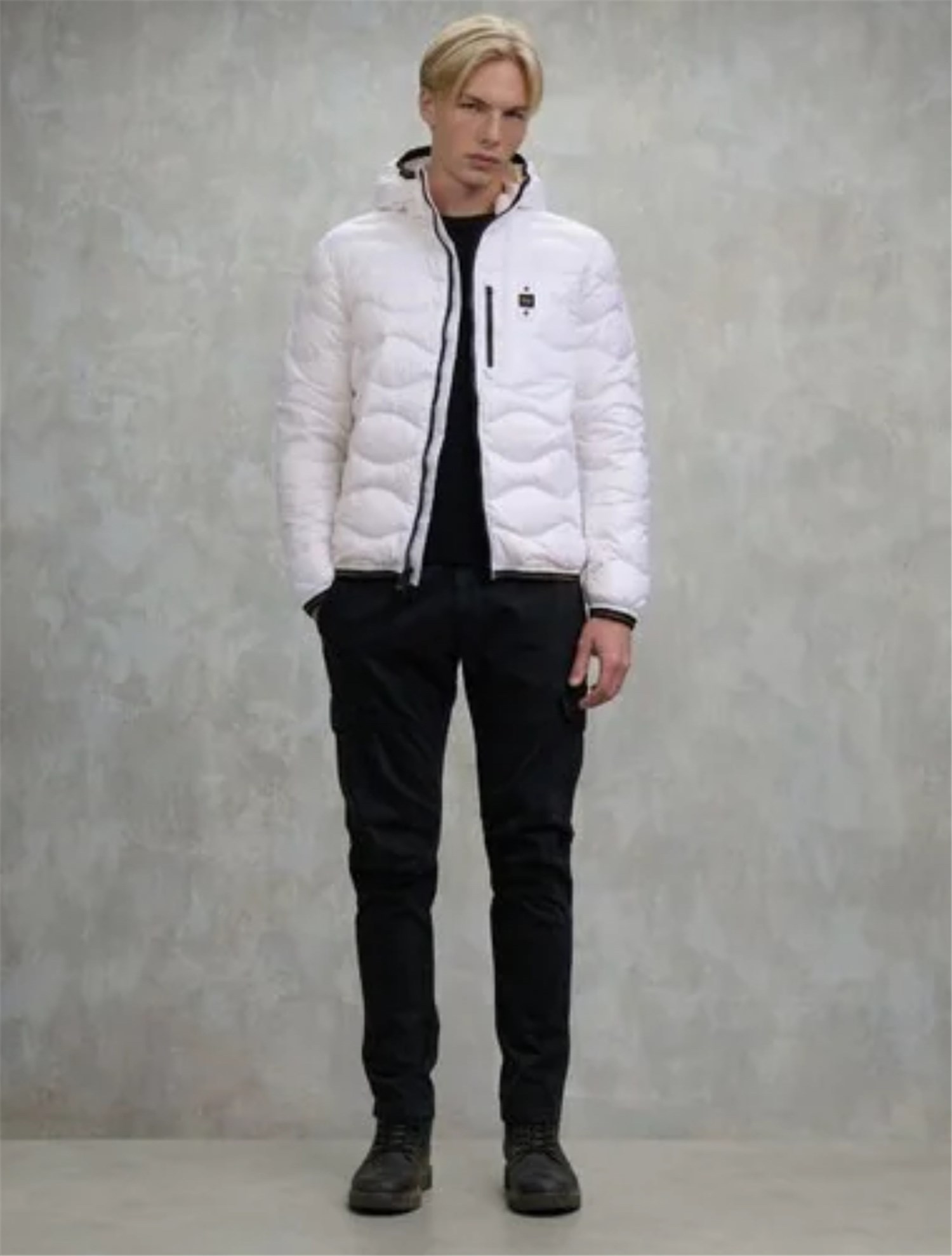 Blauer 25WBLUC03074 006355 Bianco Abbigliamento Uomo Piumino Blauer 25WBLUC03074 006355 Bianco Abbigliamento Uomo Piumino