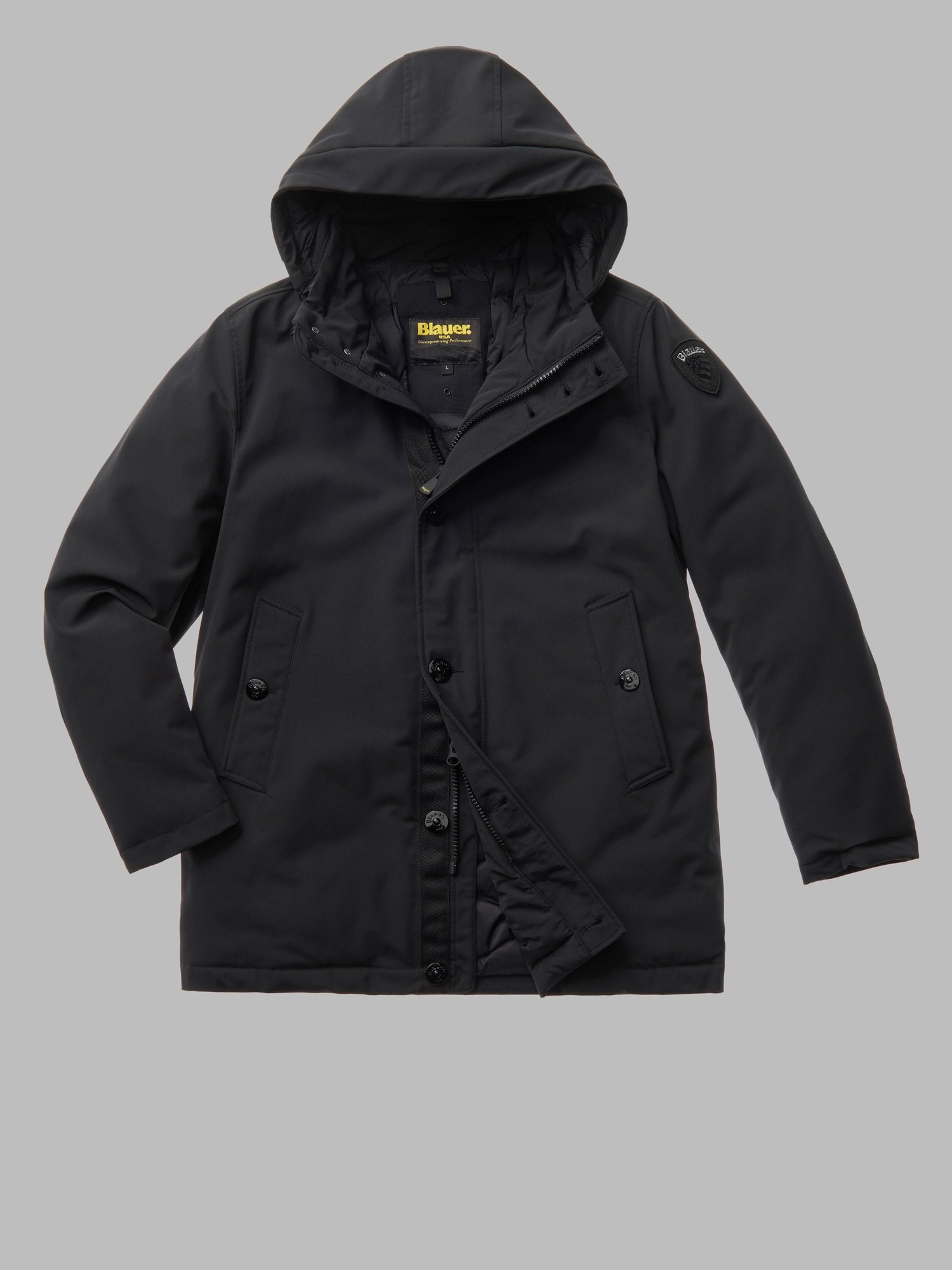 Blauer 23WBLUK03053-005553 Black Clothing Man PARKA Blauer 23WBLUK03053-005553 Black Clothing Man PARKA