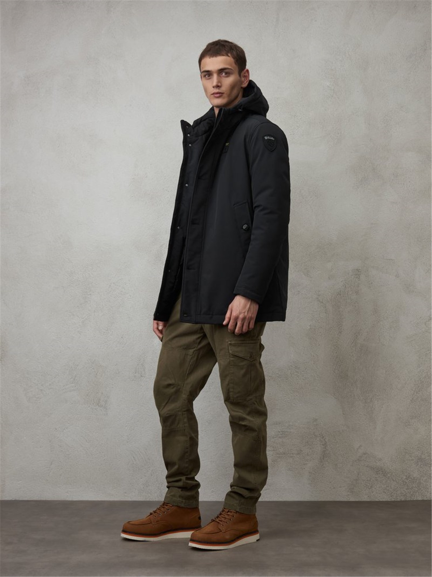 Blauer 23WBLUK03053-005553 Black Clothing Man PARKA Blauer 23WBLUK03053-005553 Black Clothing Man PARKA