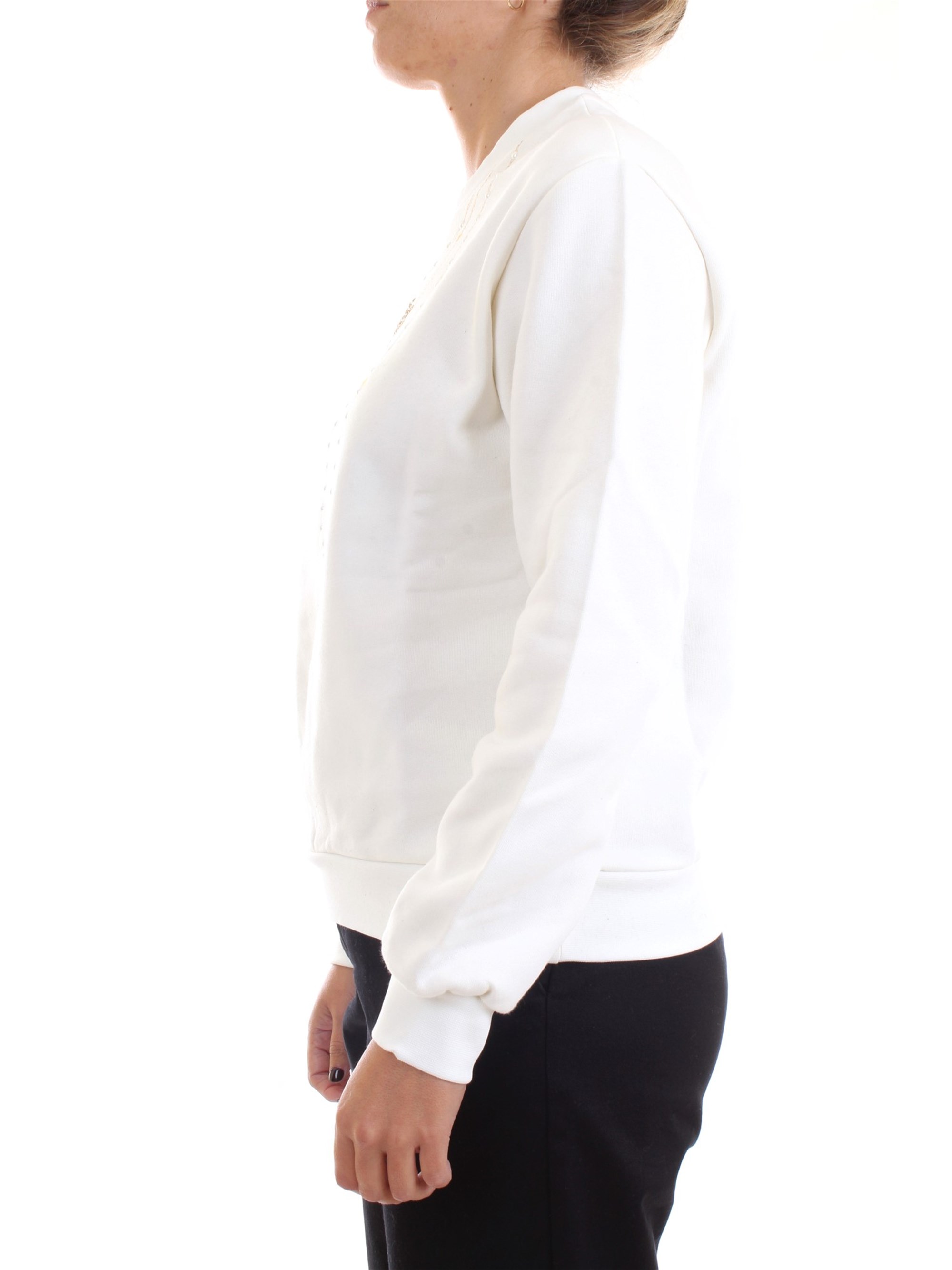 GAELLE PARIS GBD8170 White Clothing Woman Sweater GAELLE PARIS GBD8170 White Clothing Woman Sweater