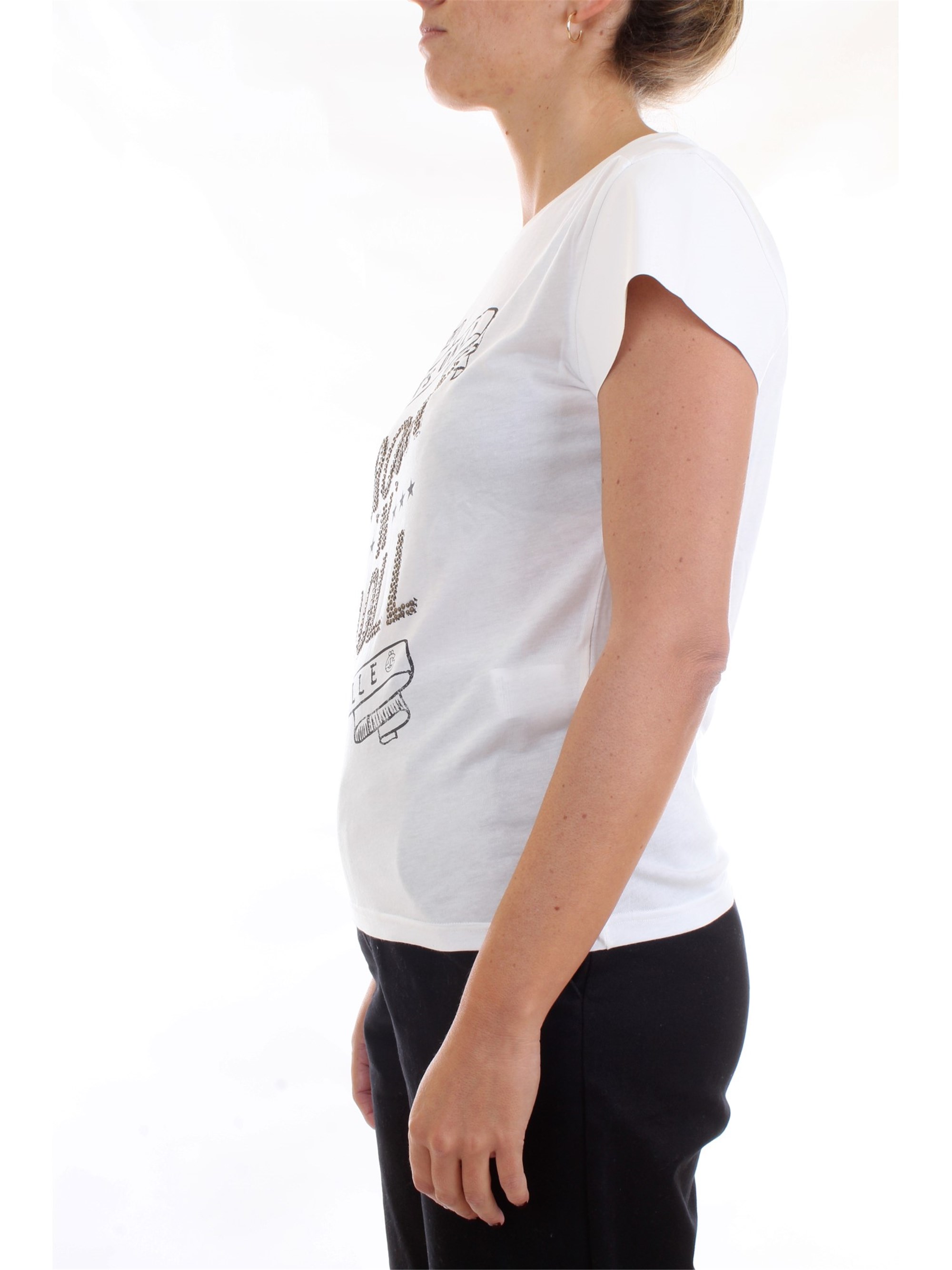 GAELLE PARIS GBD8167 White Clothing Woman T-Shirt/Polo GAELLE PARIS GBD8167 White Clothing Woman T-Shirt/Polo