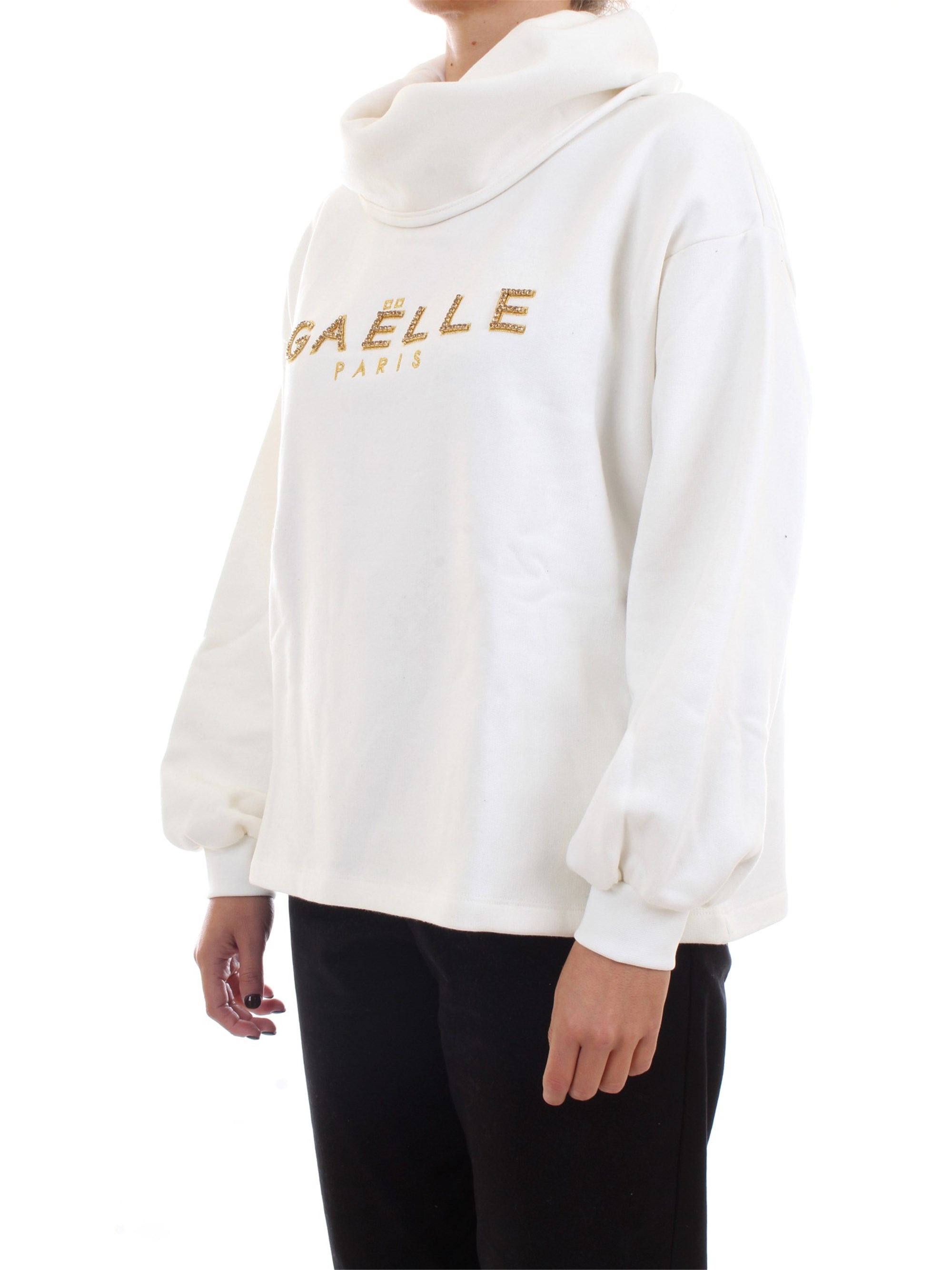 GAELLE PARIS GBD8189 White Clothing Woman Sweater GAELLE PARIS GBD8189 White Clothing Woman Sweater