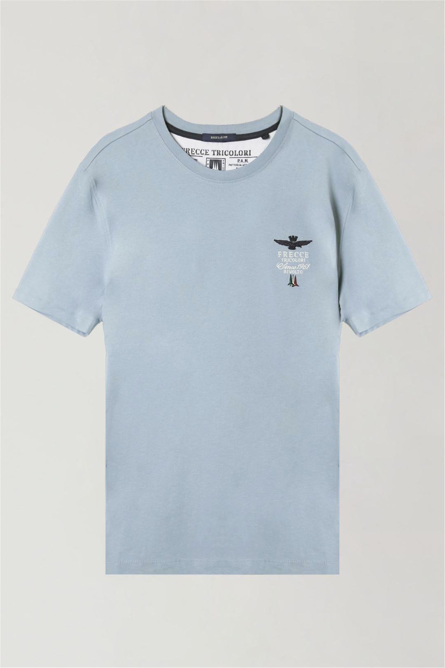 AERONAUTICA MILITARE 241TS2062J592 Celeste Abbigliamento Uomo T-Shirt AERONAUTICA MILITARE 241TS2062J592 Celeste Abbigliamento Uomo T-Shirt