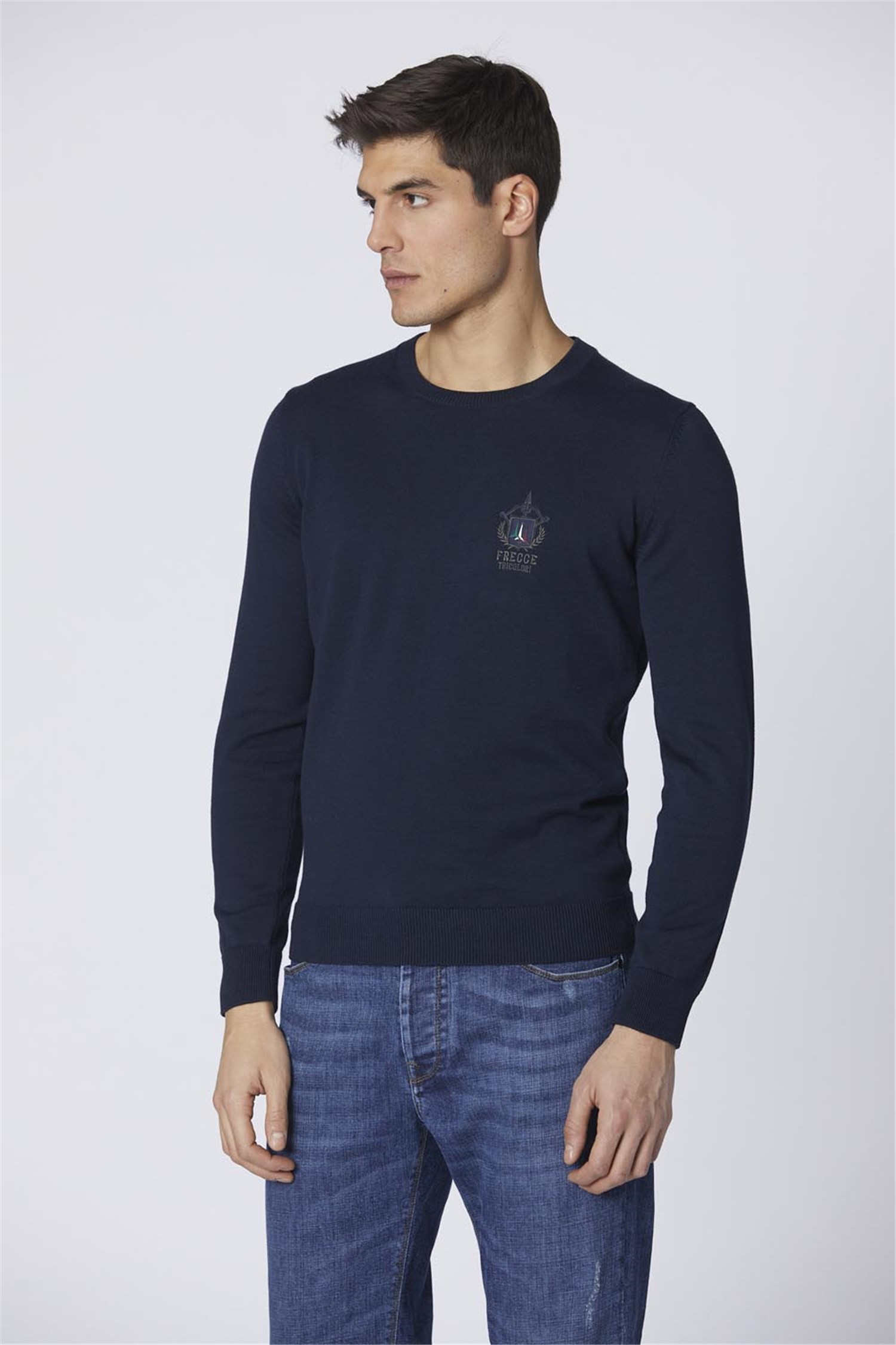 AERONAUTICA MILITARE 242MA1513L506 Blue Clothing Man Pullover AERONAUTICA MILITARE 242MA1513L506 Blue Clothing Man Pullover