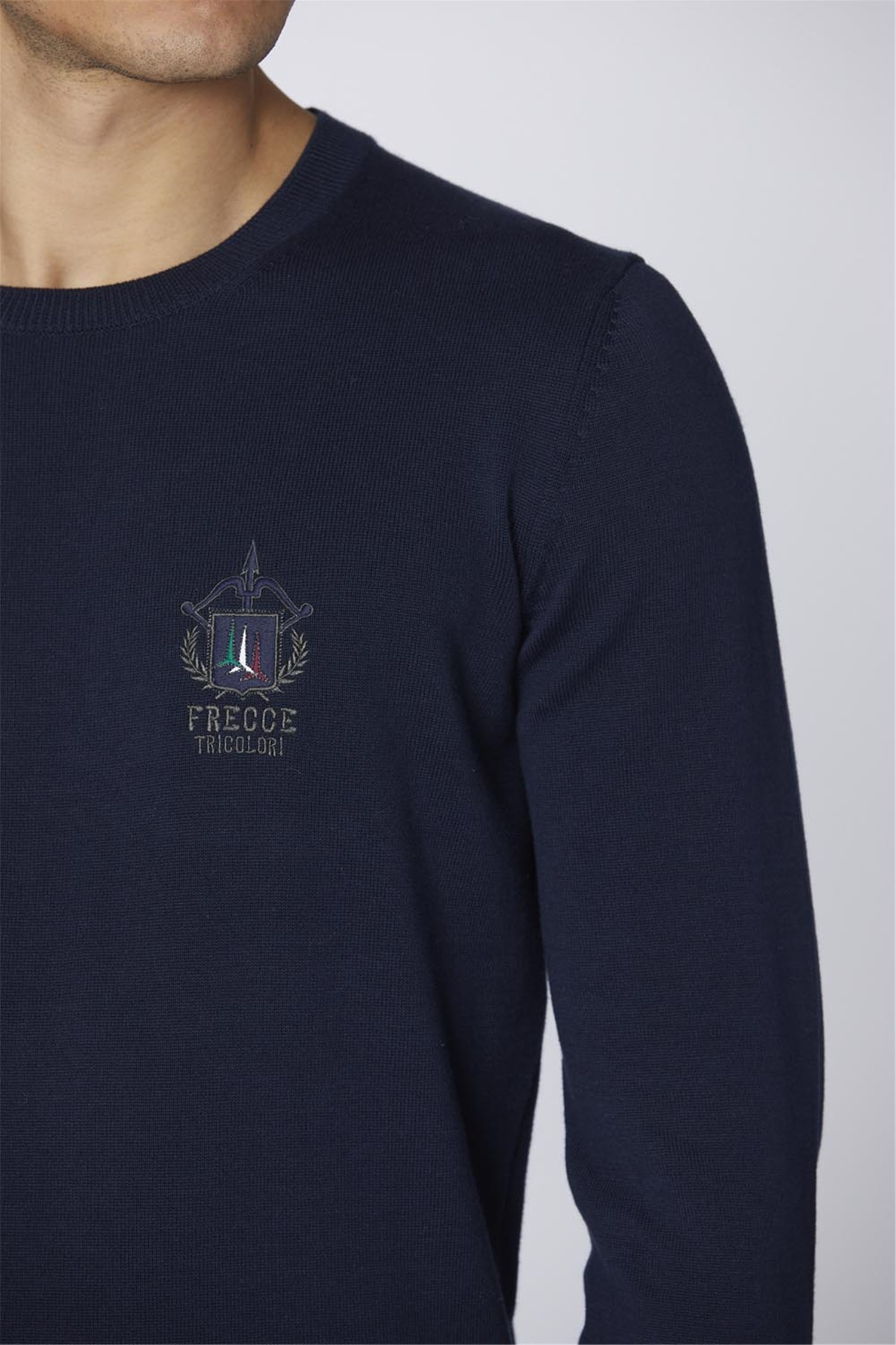 AERONAUTICA MILITARE 242MA1513L506 Blue Clothing Man Pullover AERONAUTICA MILITARE 242MA1513L506 Blue Clothing Man Pullover