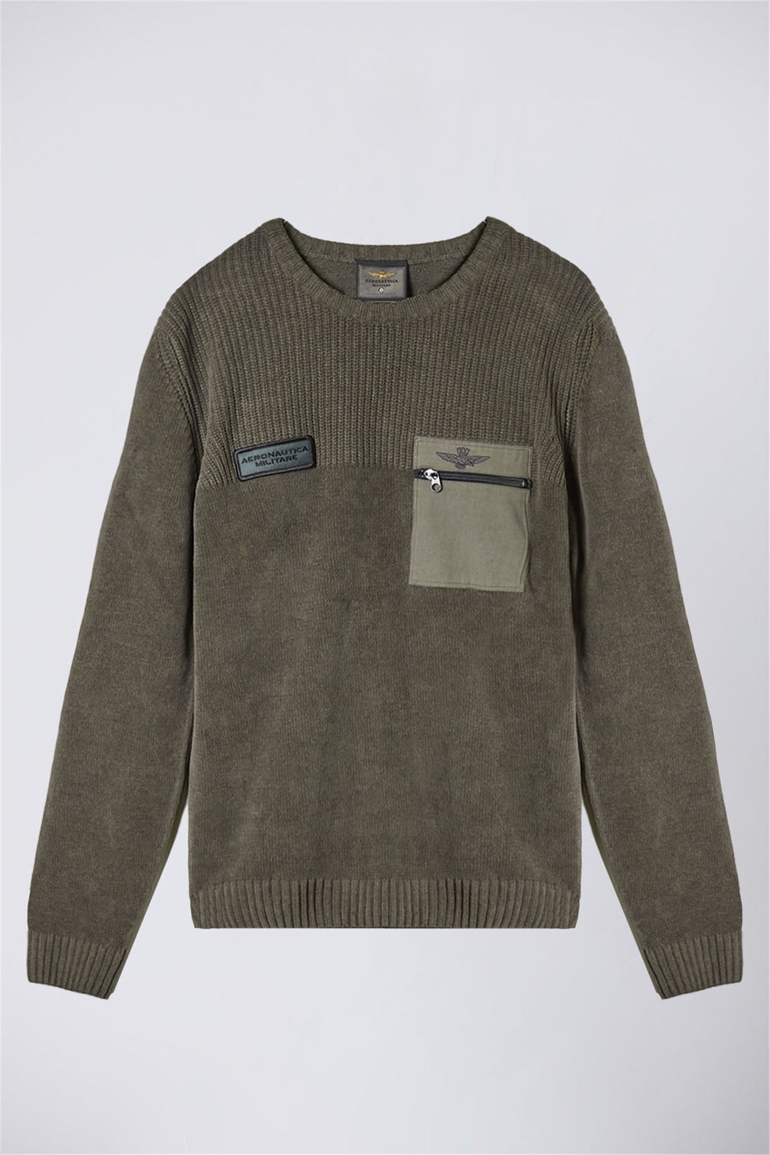 AERONAUTICA MILITARE 242MA1515L539 verdone Abbigliamento Uomo Pullover AERONAUTICA MILITARE 242MA1515L539 verdone Abbigliamento Uomo Pullover
