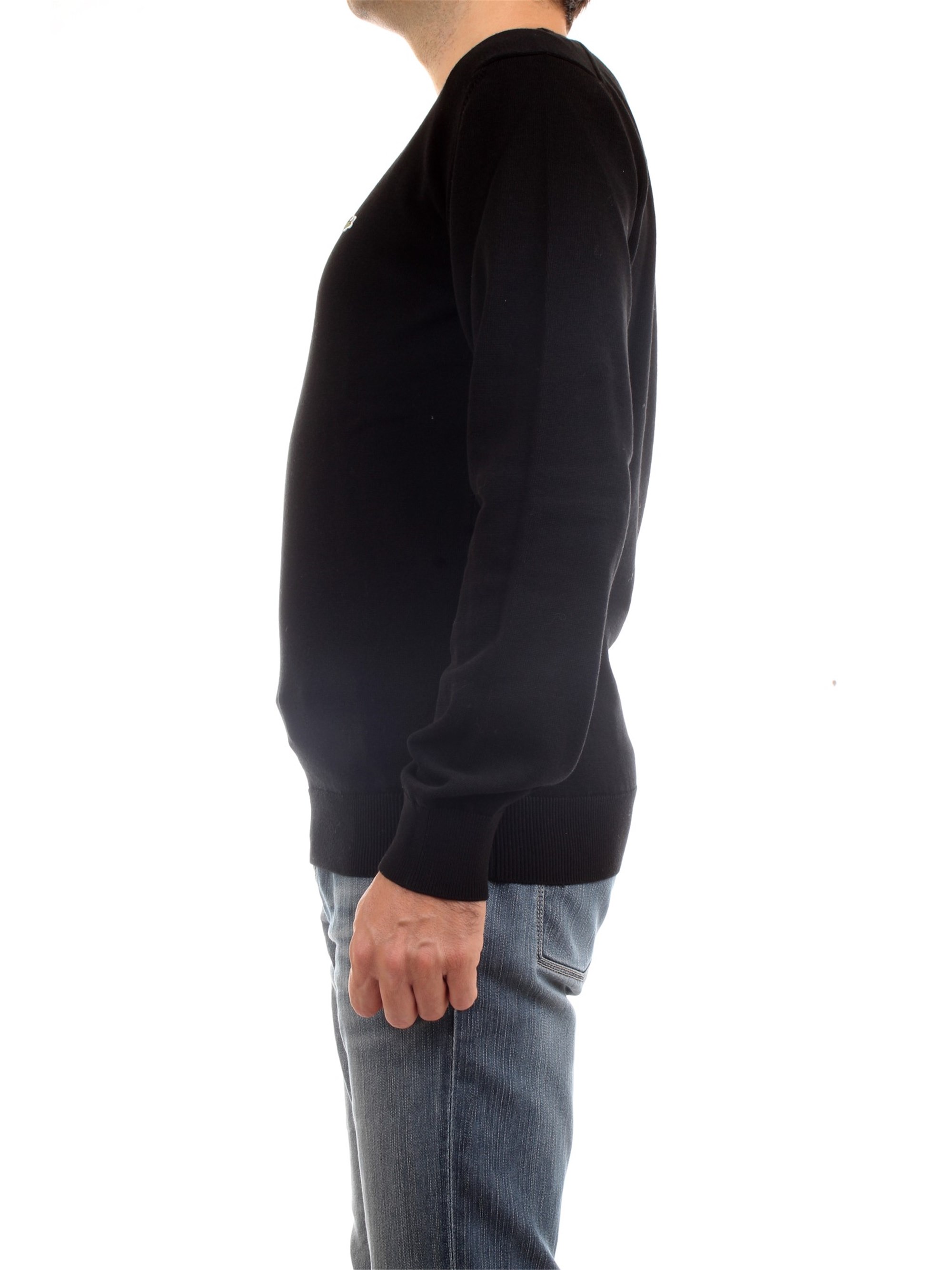 Lacoste AH2193 00 Nero Abbigliamento Uomo Maglia Lacoste AH2193 00 Nero Abbigliamento Uomo Maglia