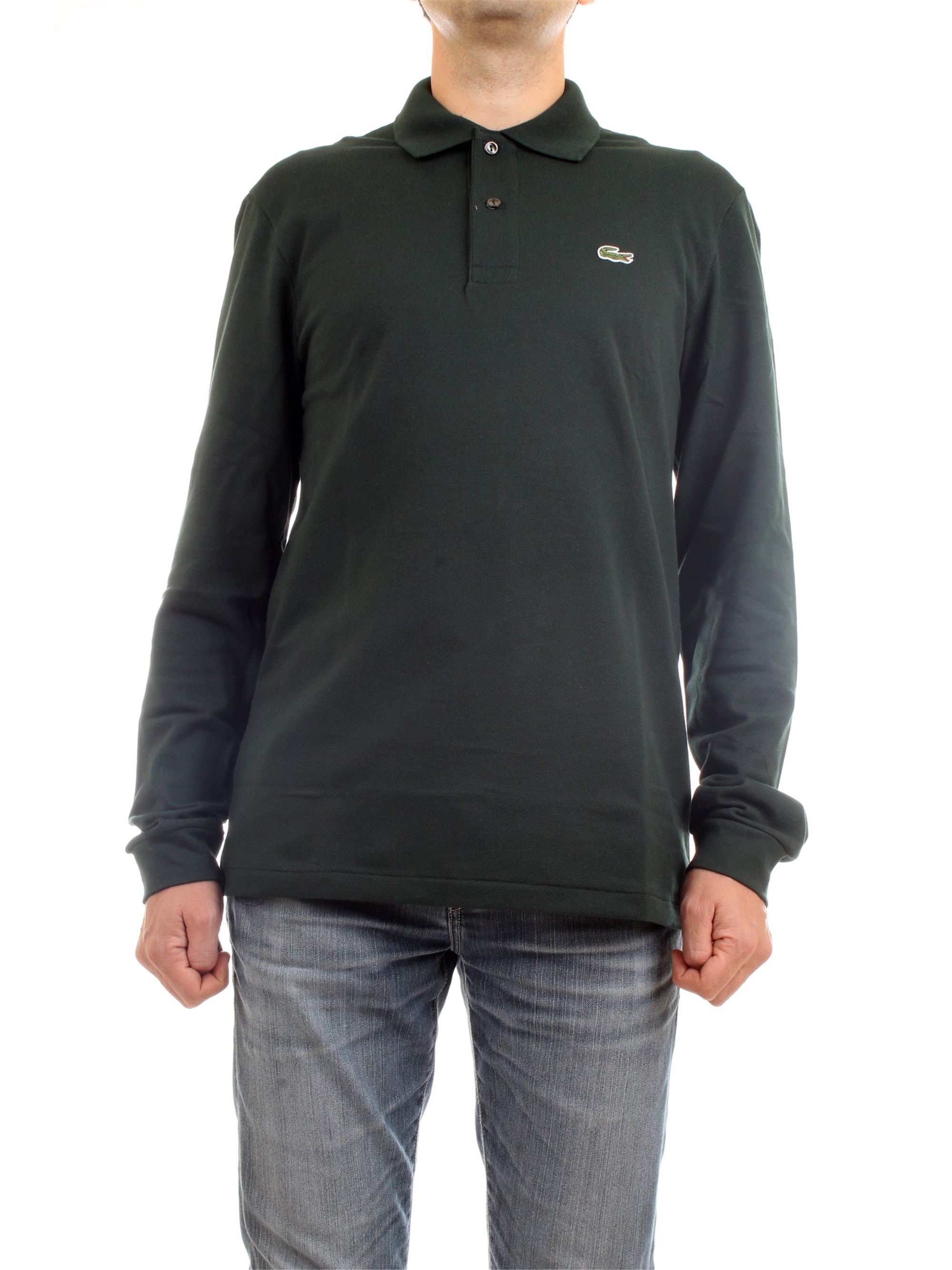 Lacoste L1312 00 Green Clothing Man Polo shirt Lacoste L1312 00 Green Clothing Man Polo shirt